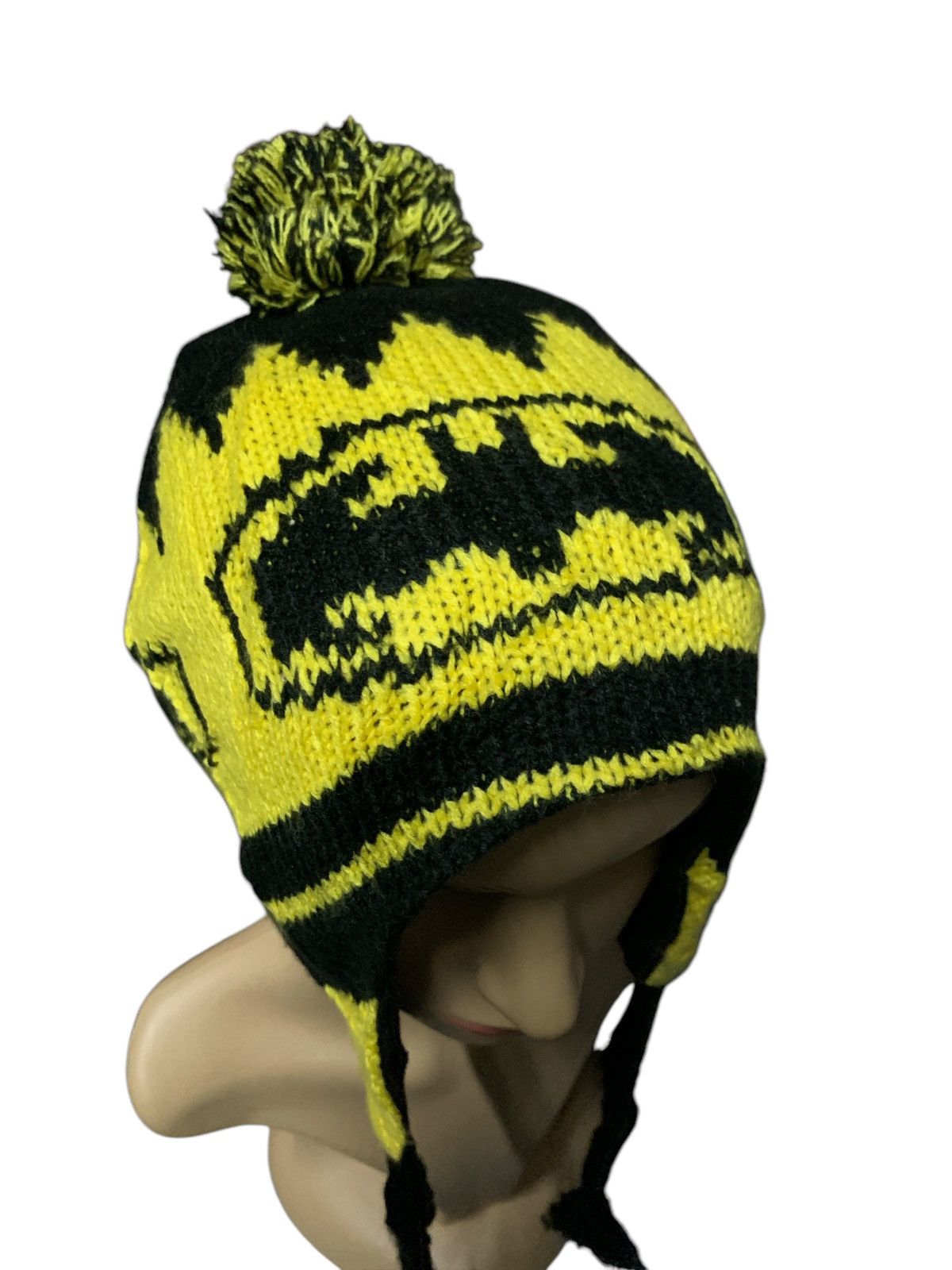 DC Comics × Designer × Japanese Brand Batman Crochet Knitting Beanies Handmade Vintage Size ONE SIZE - 2 Thumbnail