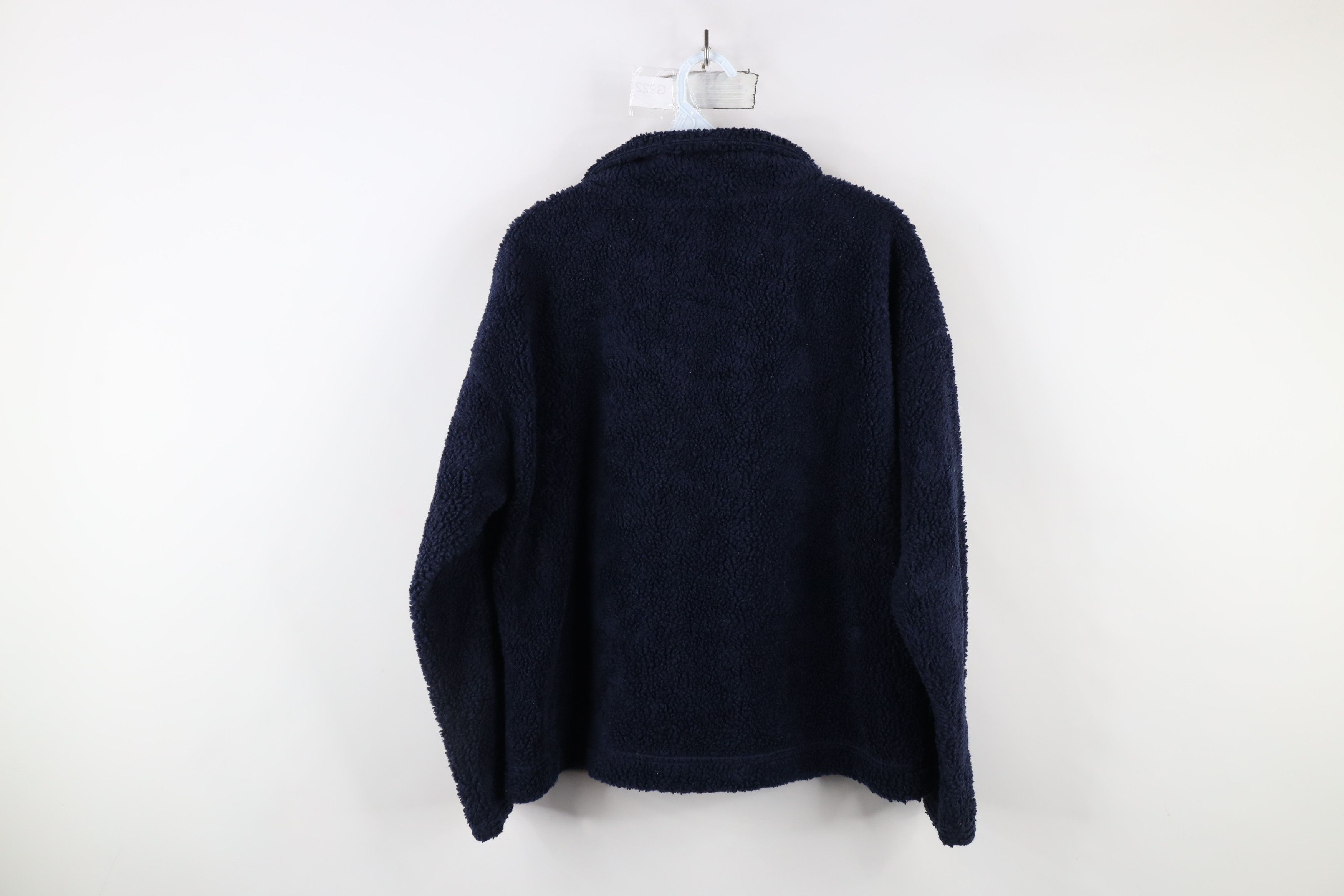 J.Crew × Vintage Vintage J Crew Deep Pile Fleece Half Zip Pullover Sweater Size M / US 6-8 / IT 42-44 - 9 Thumbnail