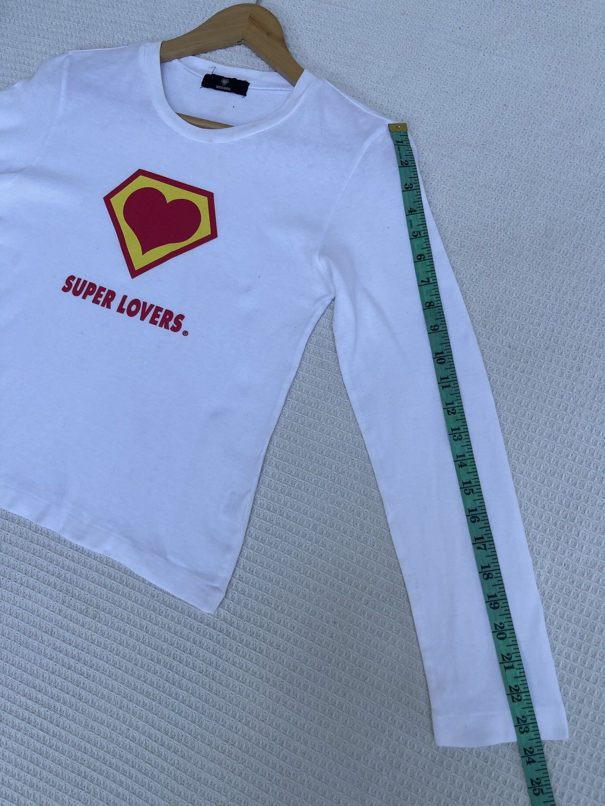 Japanese Brand × Vintage Last Drop🔥Rare🔥Vintage Super Lovers Long Sleeve T-Shirt Size US S / EU 44-46 / 1 - 12 Thumbnail