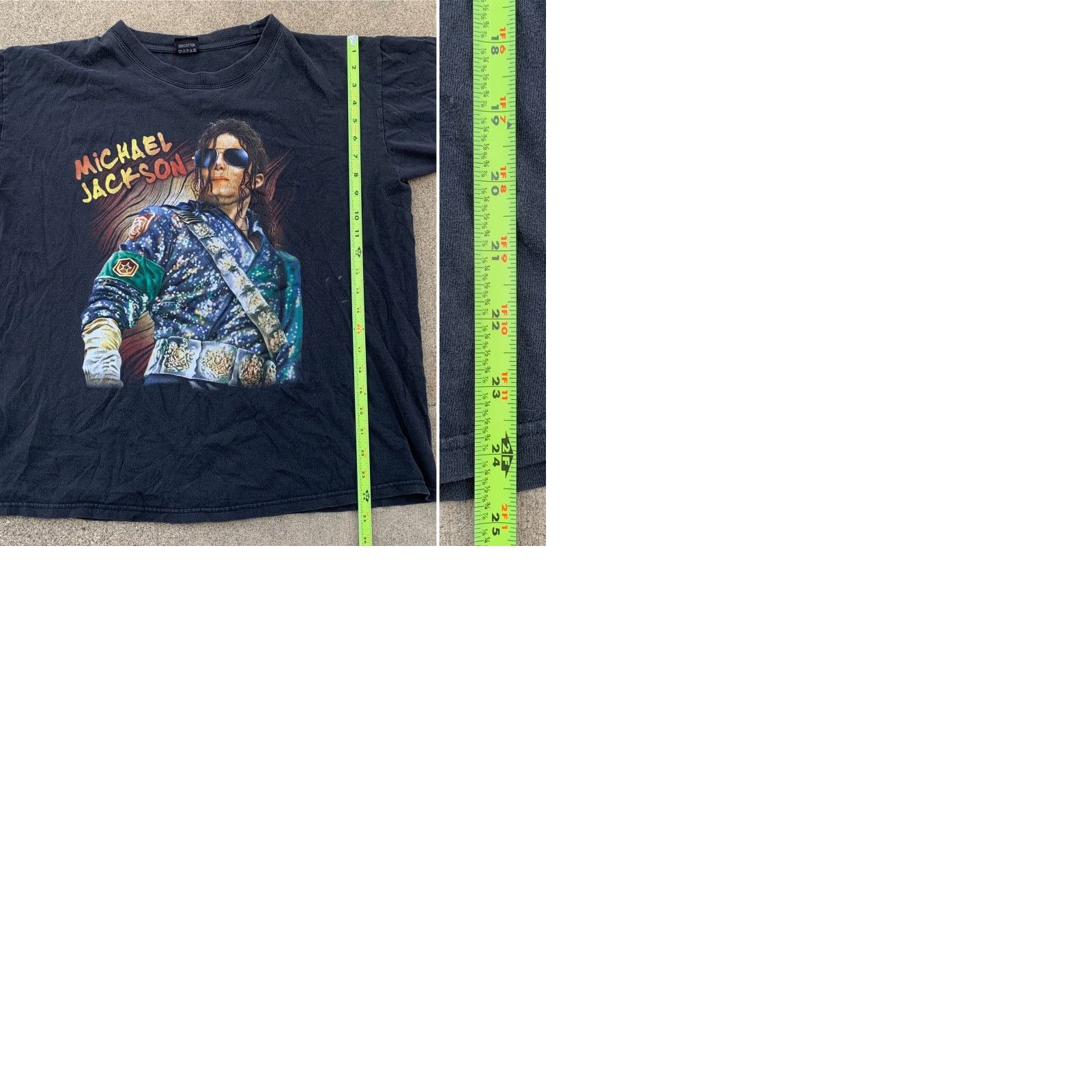 Vintage VINTAGE Michael Jackson T Shirt Roman Ticiam XXL Black Crew Neck Short Sleeve Graphic Print Men's 90s Retro Fan Made Tee Size US XXL / EU 58 / 5 - 9 Thumbnail