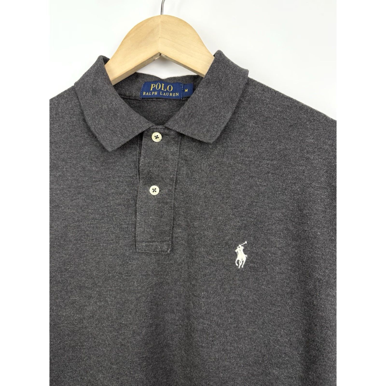 Ralph Lauren VINTAGE Polo Ralph Lauren Polo T-Shirt Retro Rare Hype M Gray Mens Polo Shirt Size US M / EU 48-50 / 2 - 5 Thumbnail