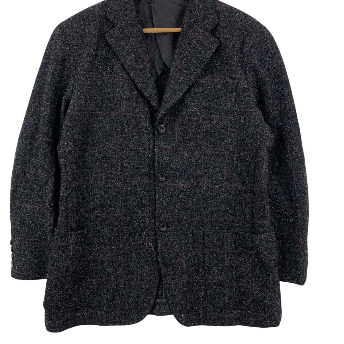 Harris Tweed Vintage HARRIS TWEED Hand Woven Pure Wool Blazer Plaids Size M / US 6-8 / IT 42-44 - 6 Thumbnail