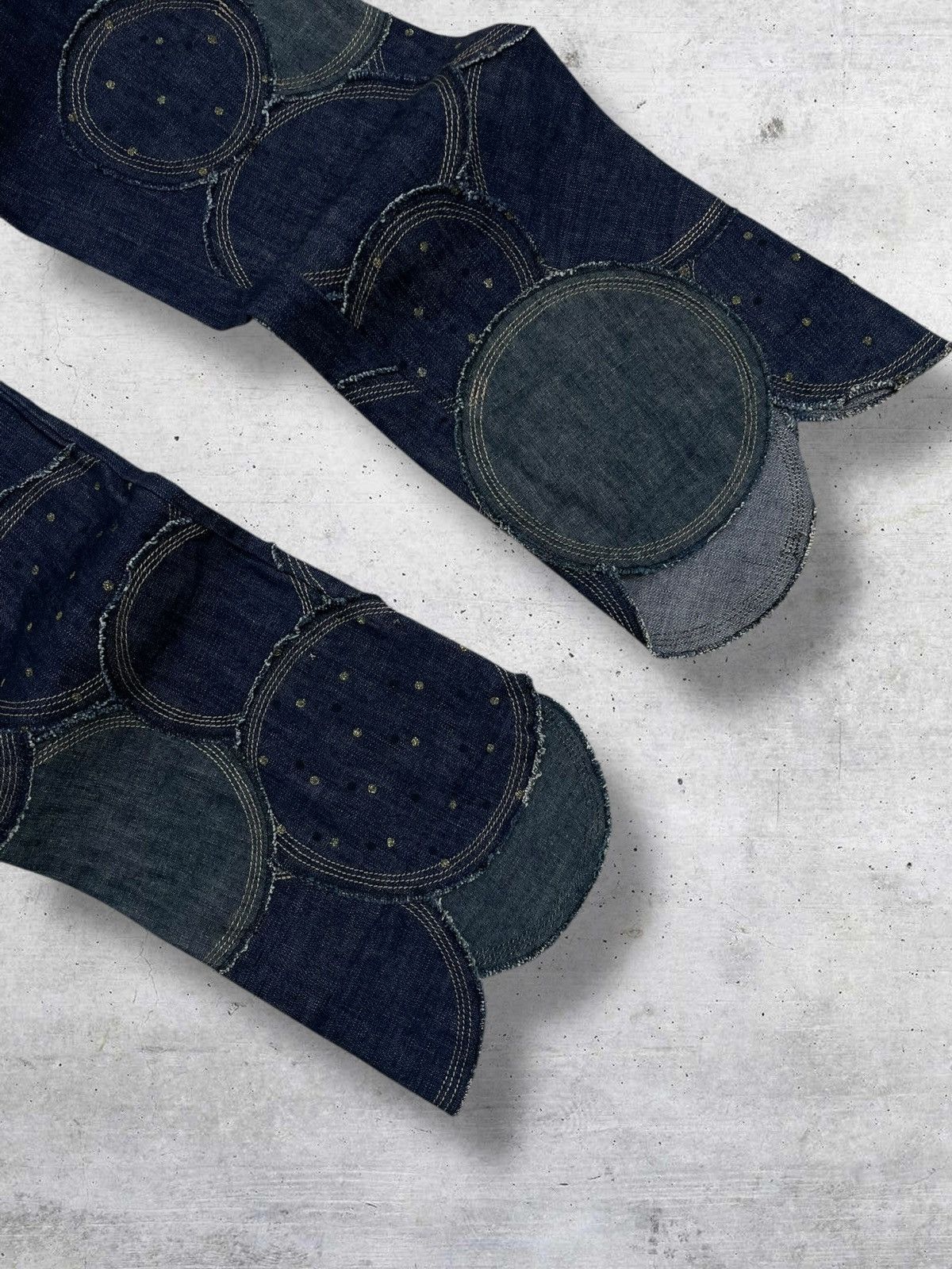 Tornado Mart VINTAGE GARDE COLLECTIVE OG JAPAN DESIGNER AVANTGARDE DENIM Size US 28 / EU 44 - 5 Thumbnail