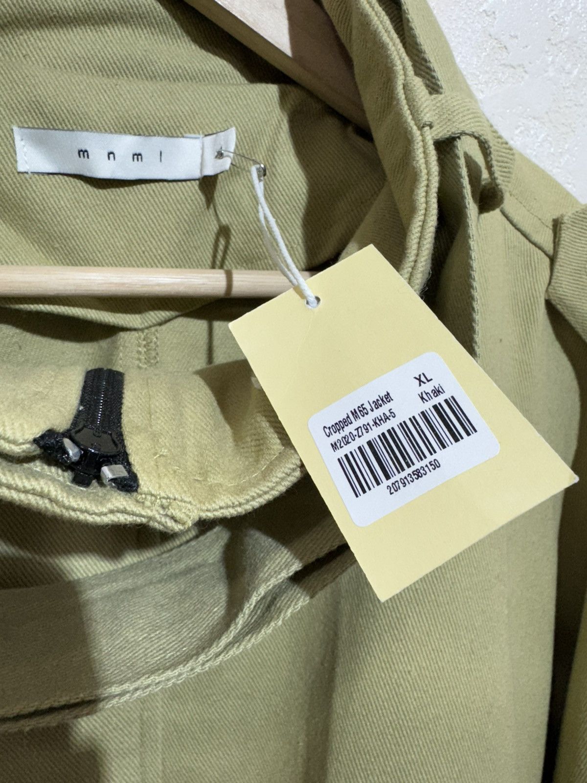 Designer MNML Distressed Cardigan M65 Jacket Olive Size L Size US L / EU 52-54 / 3 - 7 Thumbnail