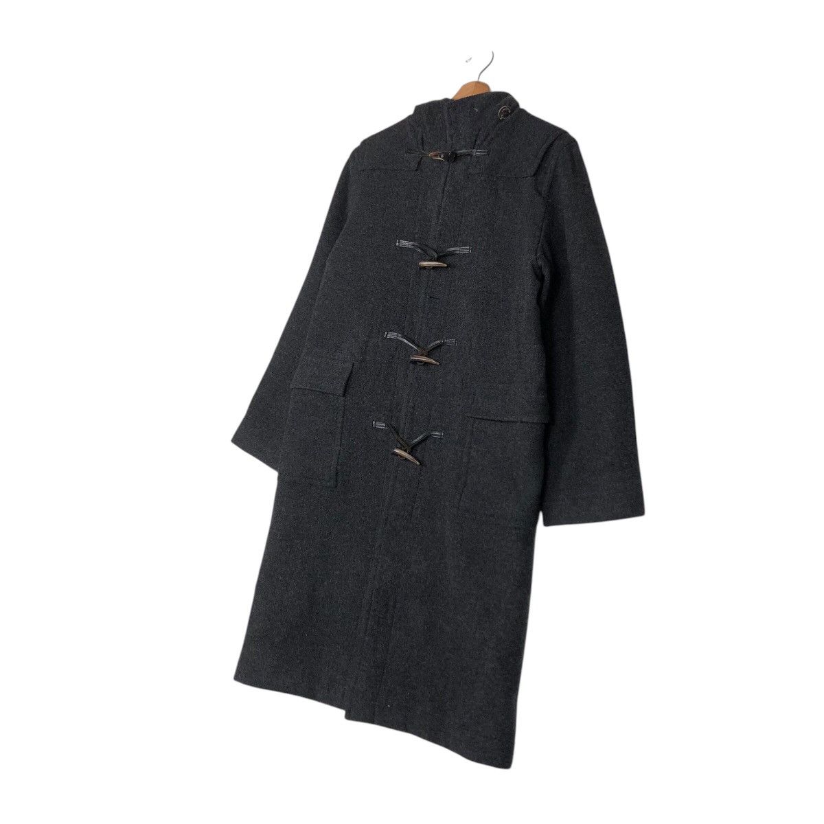 Burberry 📌Vintage Wool Long Jacket Duffle Thomas Burberry 1835 Size US L / EU 52-54 / 3 - 3 Thumbnail