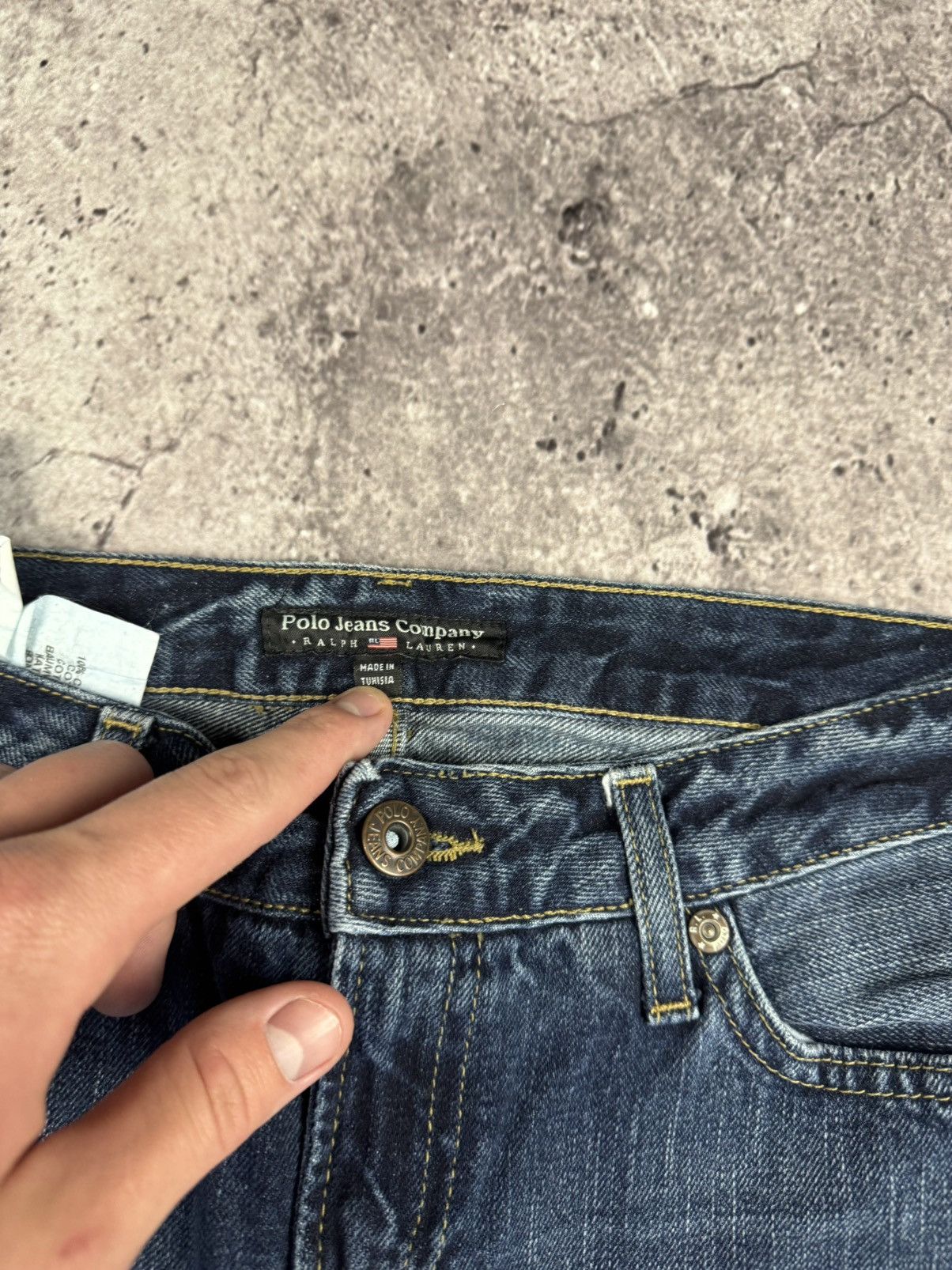 Polo Ralph Lauren VINTAGE Y2K FLARED BOOTCUT RL POLO JEANS EMBOIDER LOGO Size 27" / US 4 / IT 40 - 7 Thumbnail