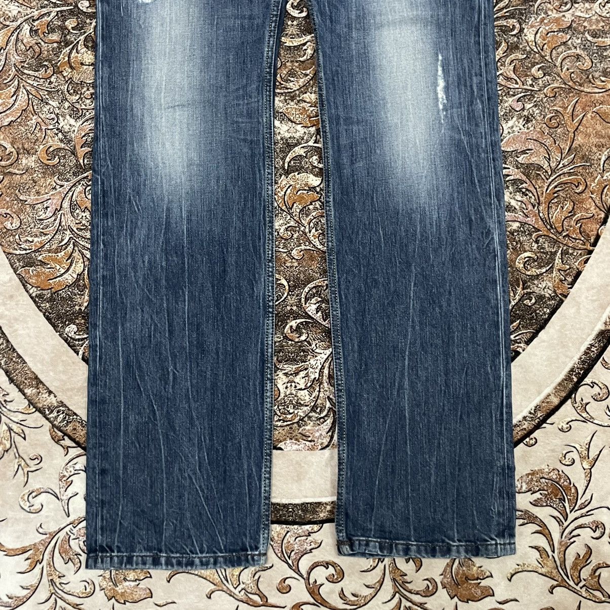 Diesel 🔥Vintage Diesel Industry Safado Ripped Distress Denim Jeans Size US 35 - 3 Thumbnail