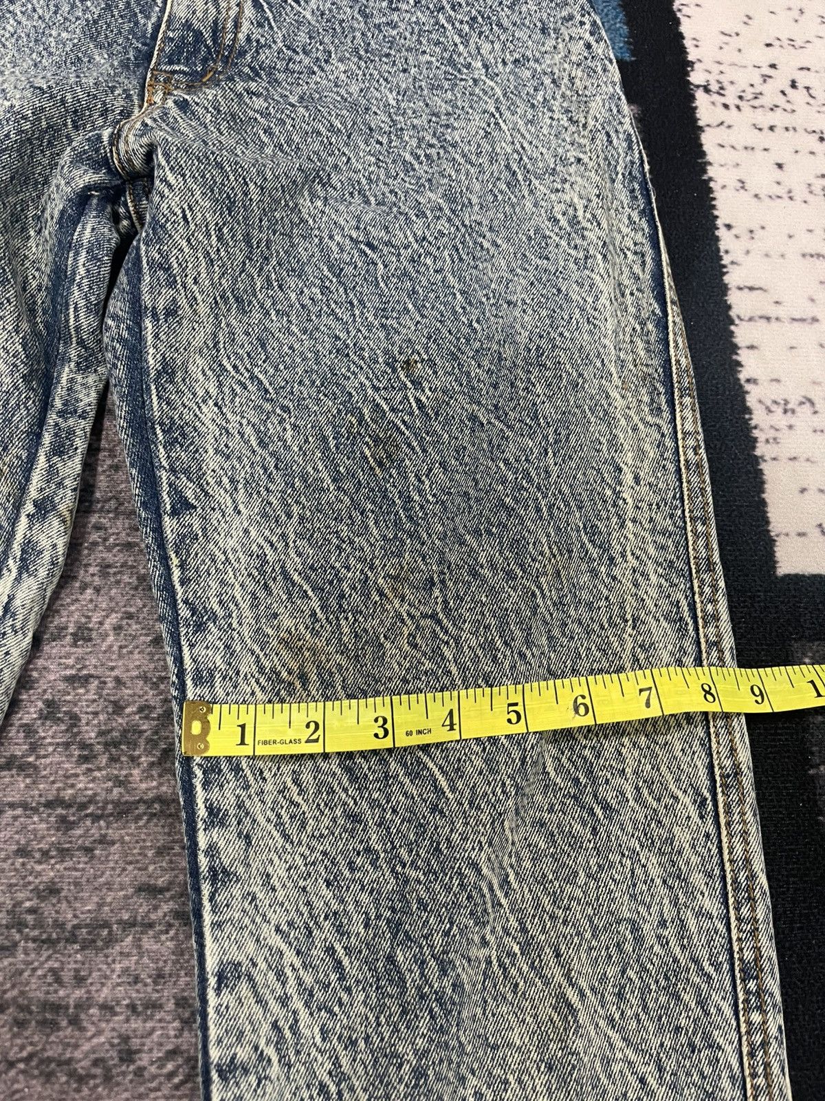 Kansai Yamamoto Vintage Kansai O2 Acid Wash Denim Jeans Size US 28 / EU 44 - 19 Thumbnail