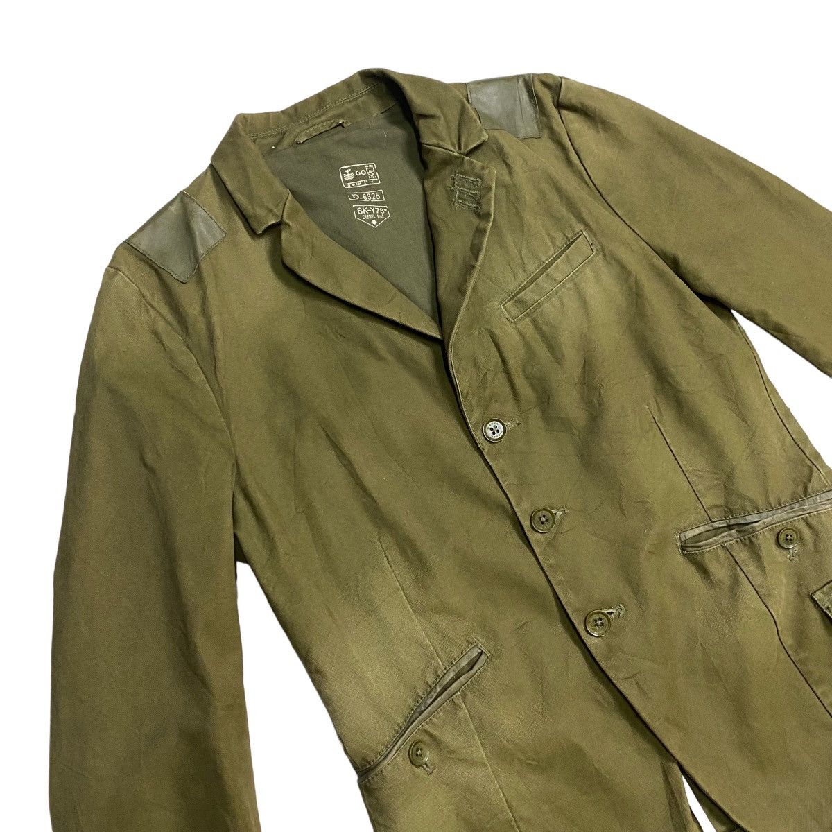 Diesel Vintage Diesel Jacket olive patina green Size US S / EU 44-46 / 1 - 11 Thumbnail