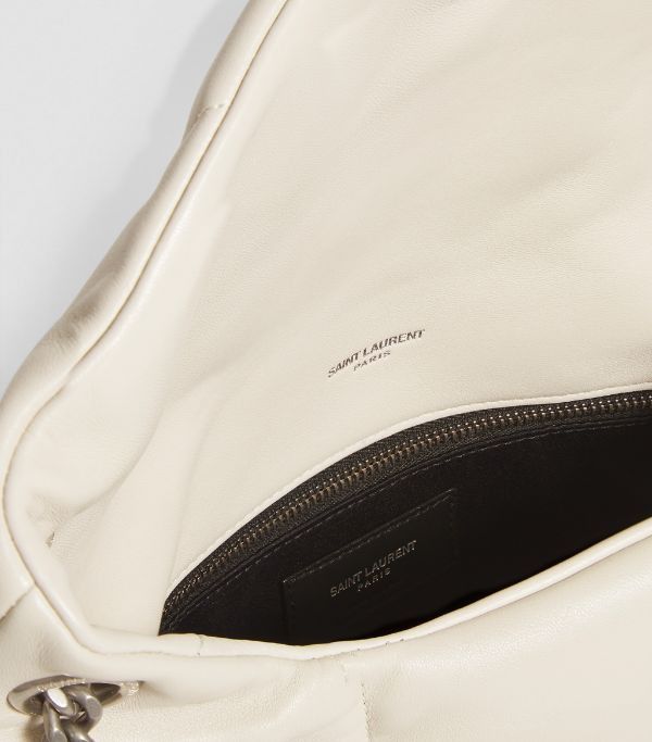 Saint Laurent Paris o1s1wg110924 Size: OS / Puffer Small Nappa Leather Bag Beige Size ONE SIZE - 5 Thumbnail