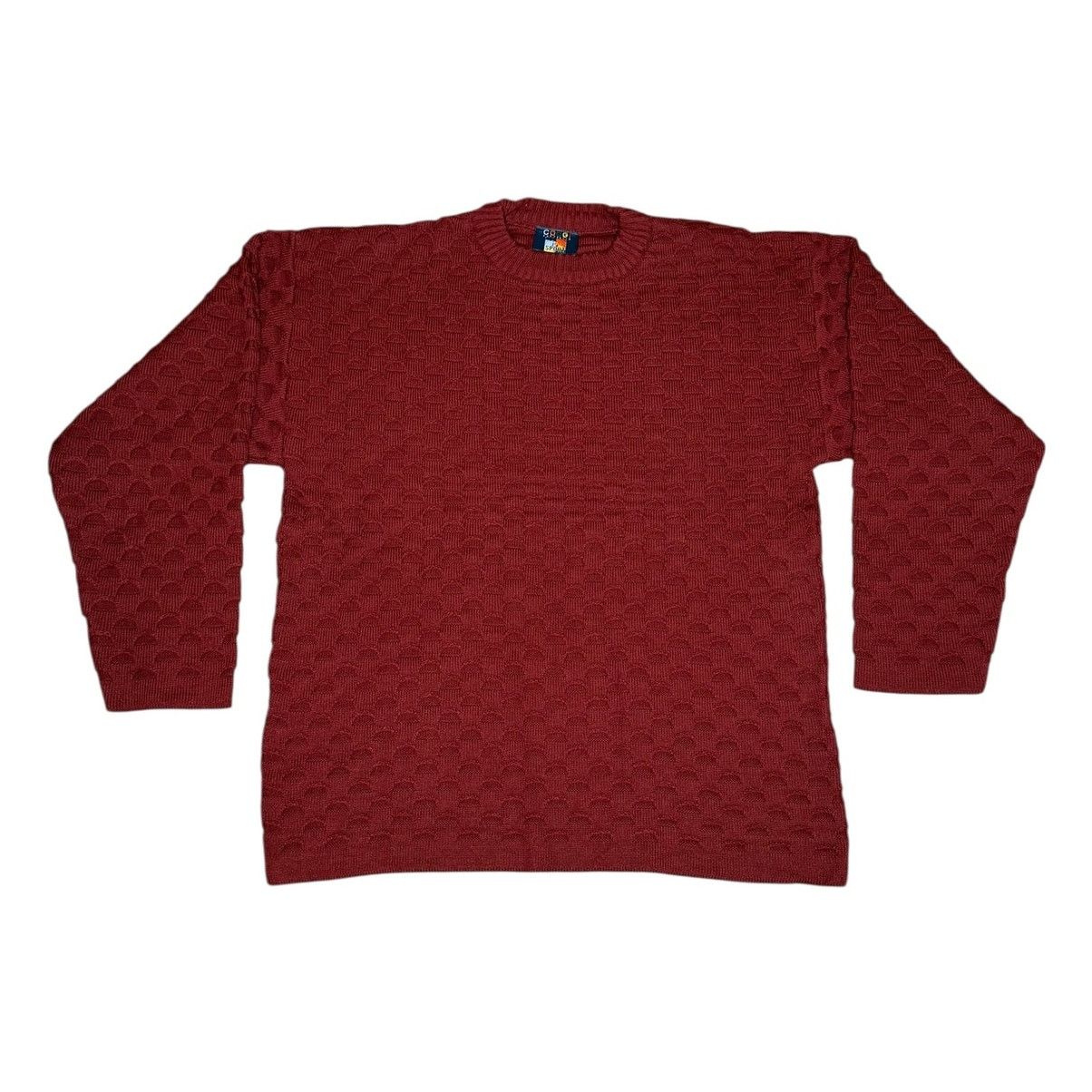 Coogi × Vintage Vintage 90s COOGI 3D Textured Knit Crewneck Sweater Size US XL / EU 56 / 4 - 1 Thumbnail