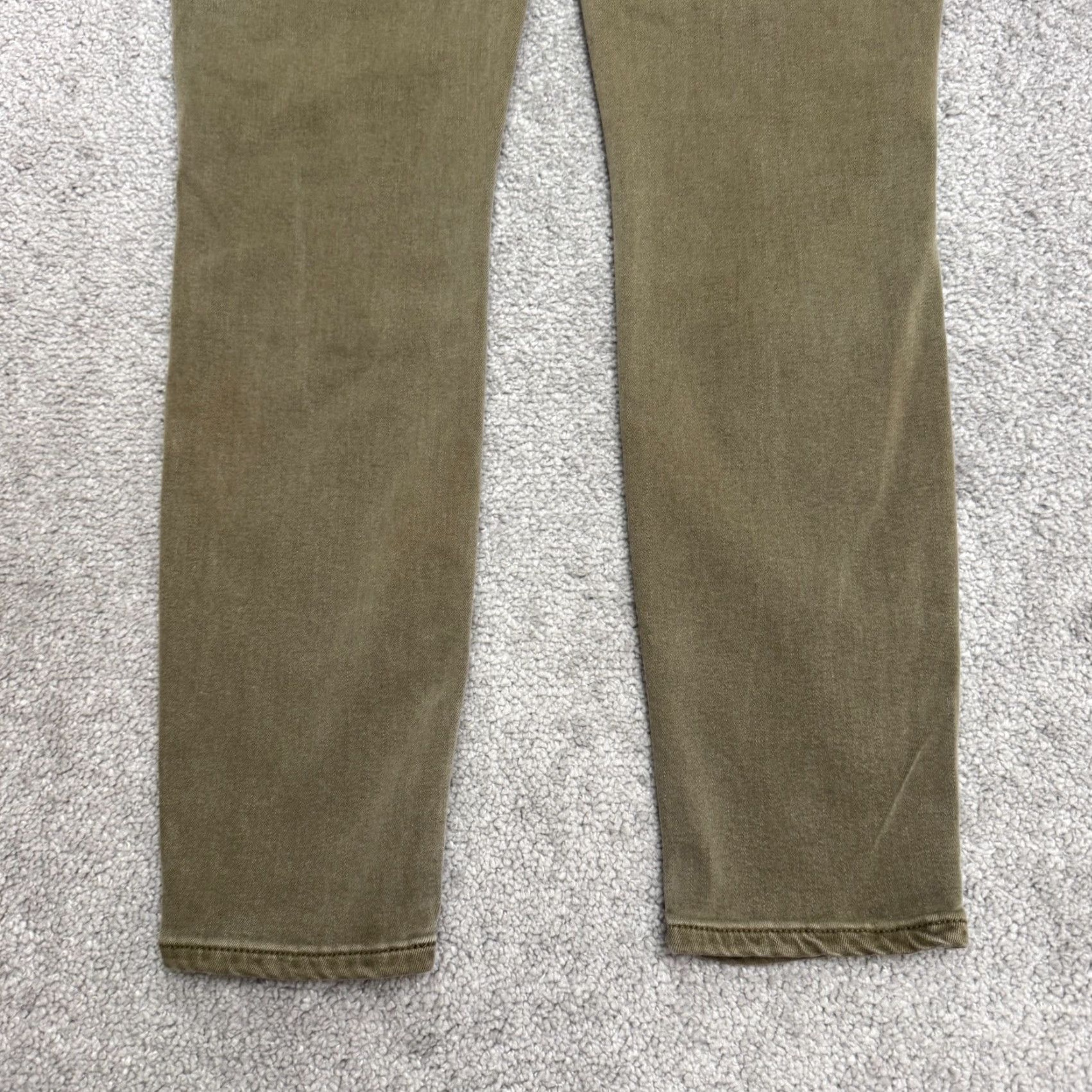 Paige Paige Verdugo Jeans Womens 30 Green Mid Rise Skinny Stretch Denim Casual City Outdoor 90s Mens Womens Girls? Size 30" / US 8 / IT 44 - 4 Thumbnail