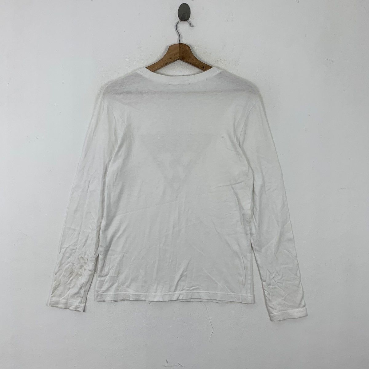 Guess GUESS USA Gold Embossed Logo Tee Shirt Top Long Sleeve Size M / US 6-8 / IT 42-44 - 4 Thumbnail