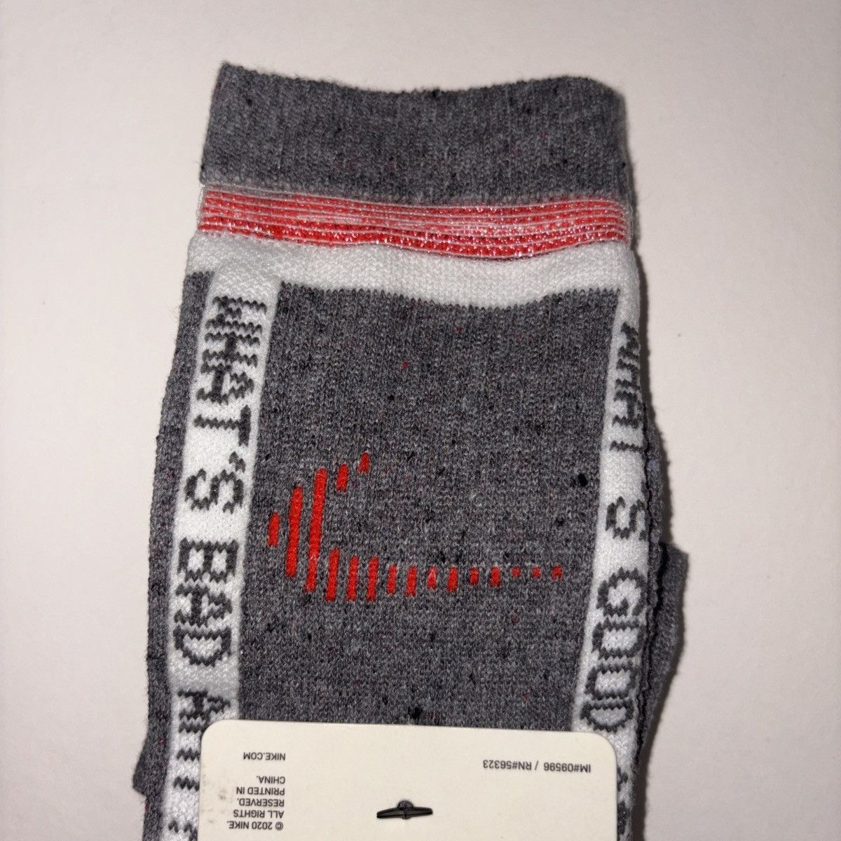 Nike Nike x OFF-WHITE Crew socks ‘SPACEHIPPIE’ CN5786-020 Size ONE SIZE - 9 Thumbnail