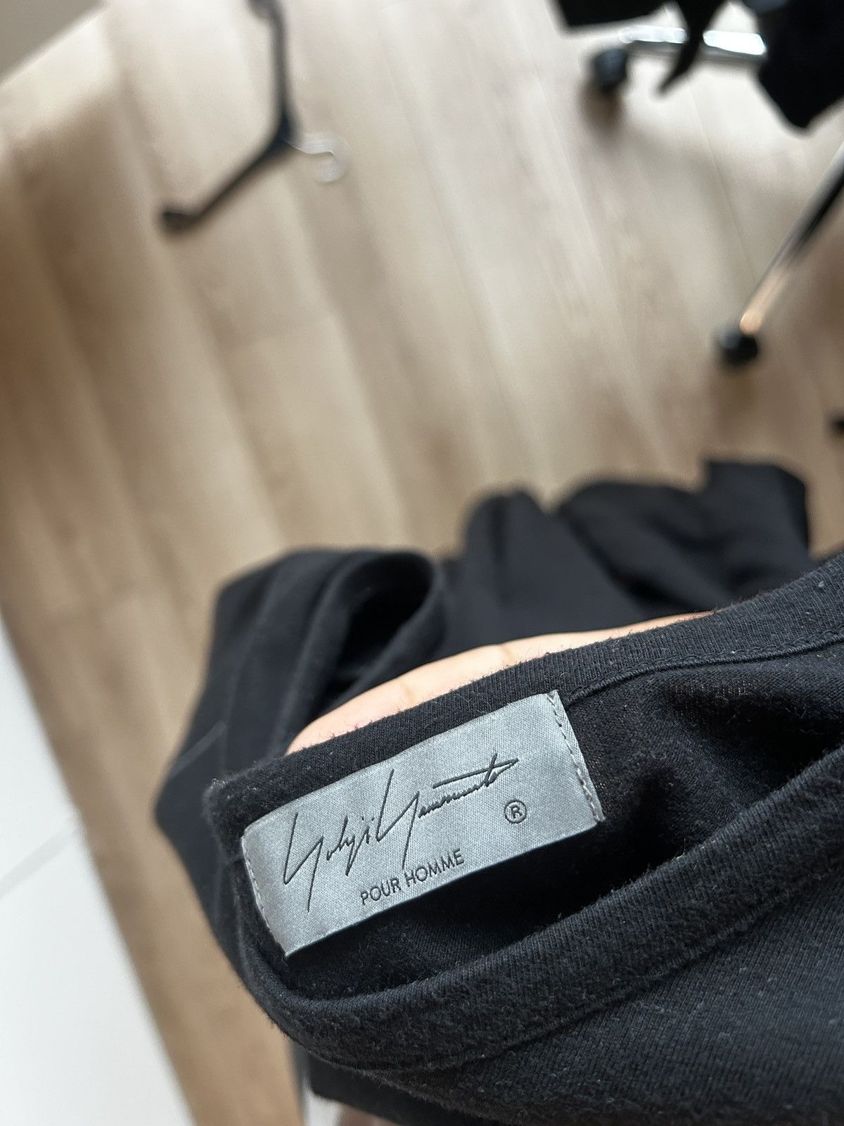 Yohji Yamamoto Yohji Yamamoto Pour Homme Long Sleeve T-shirt with print Size US L / EU 52-54 / 3 - 3 Thumbnail