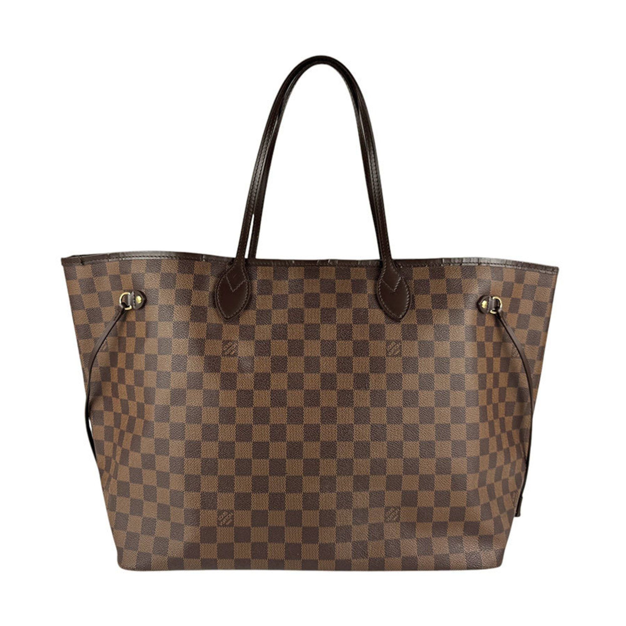 Louis Vuitton Handbag Tote Bag Damier Neverfull Gm Canvas Ebene Men's Women's N51106 Z4639