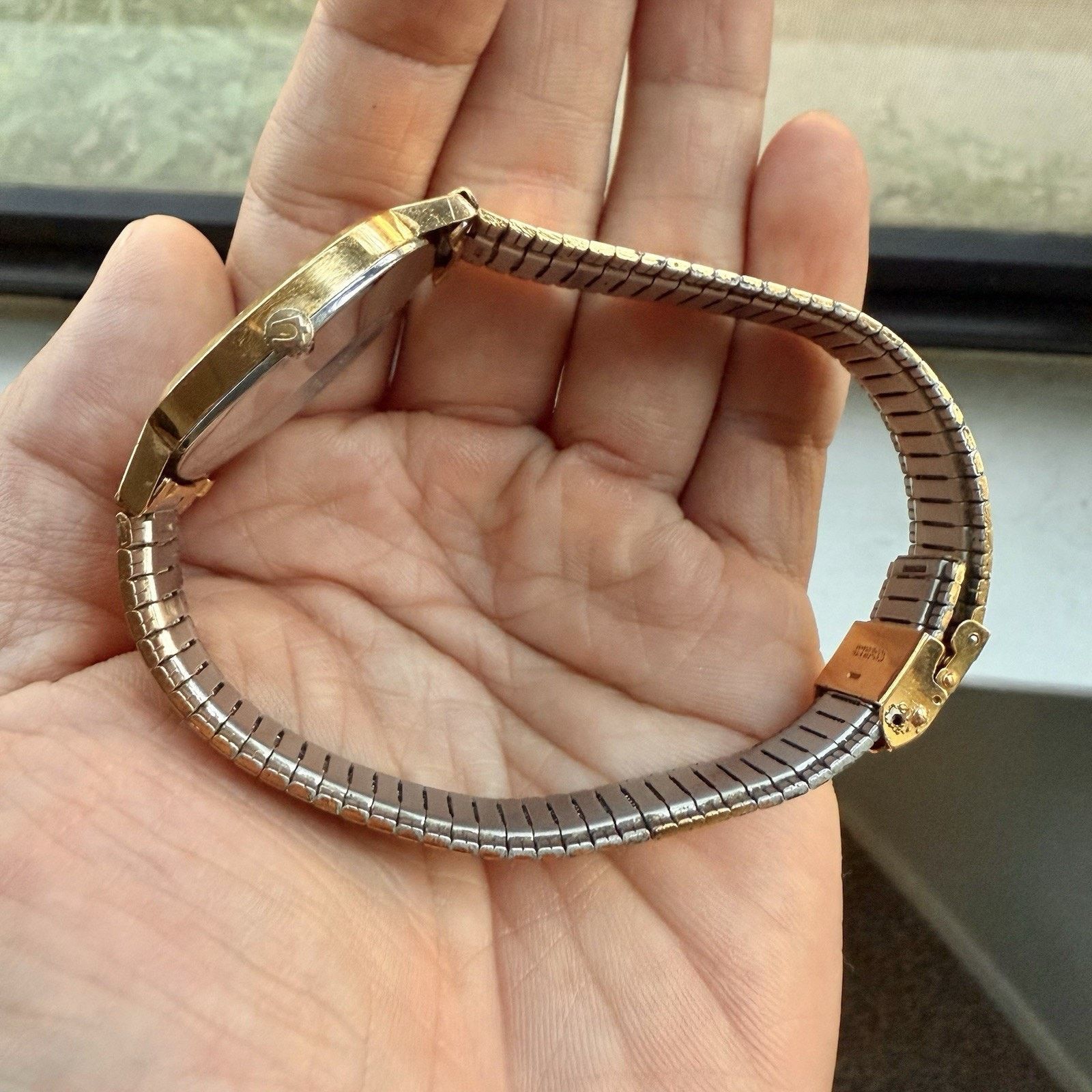 Bulova × Vintage Vintage Bulova Longchamp Swiss Watch Gold Tone Snake Scale Size ONE SIZE - 9 Thumbnail