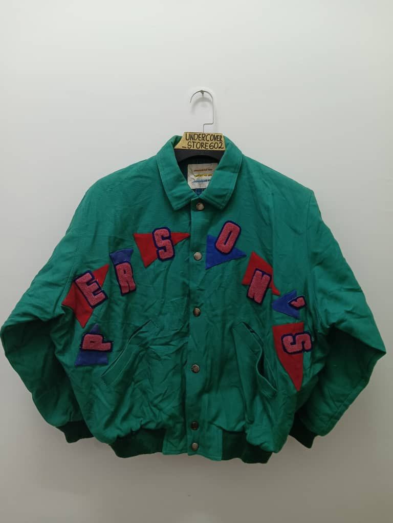 PERSON'S × Vintage Boom🔥💥📌Vintage Person's Classic Oversize Bombers Jacket Size US XL / EU 56 / 4 - 10 Thumbnail