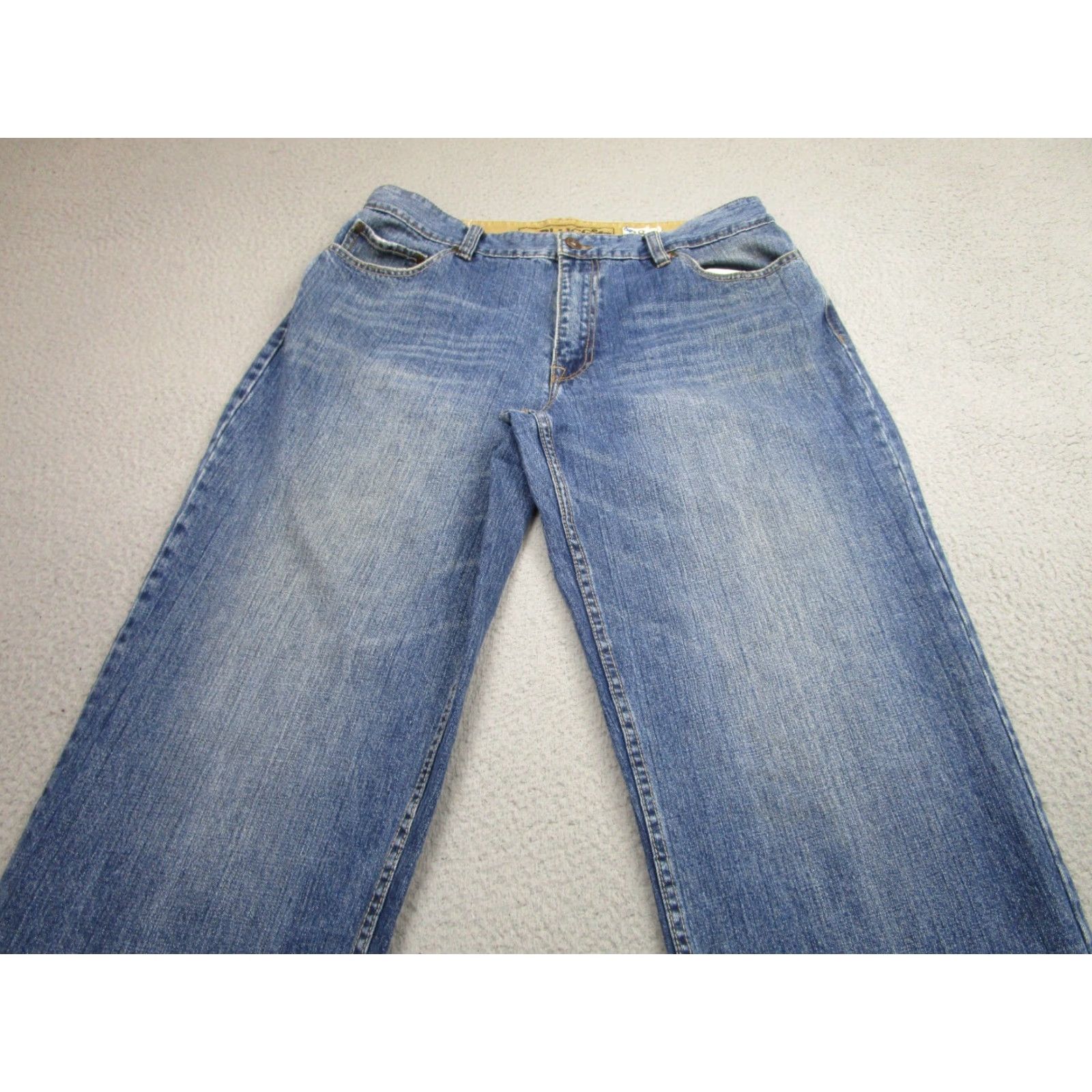 Vintage VINTAGE Plugg Jeans Mens 38x30 Blue Straight Leg Cotton Denim Punk 90s Mens Size US 38 / EU 54 - 3 Thumbnail