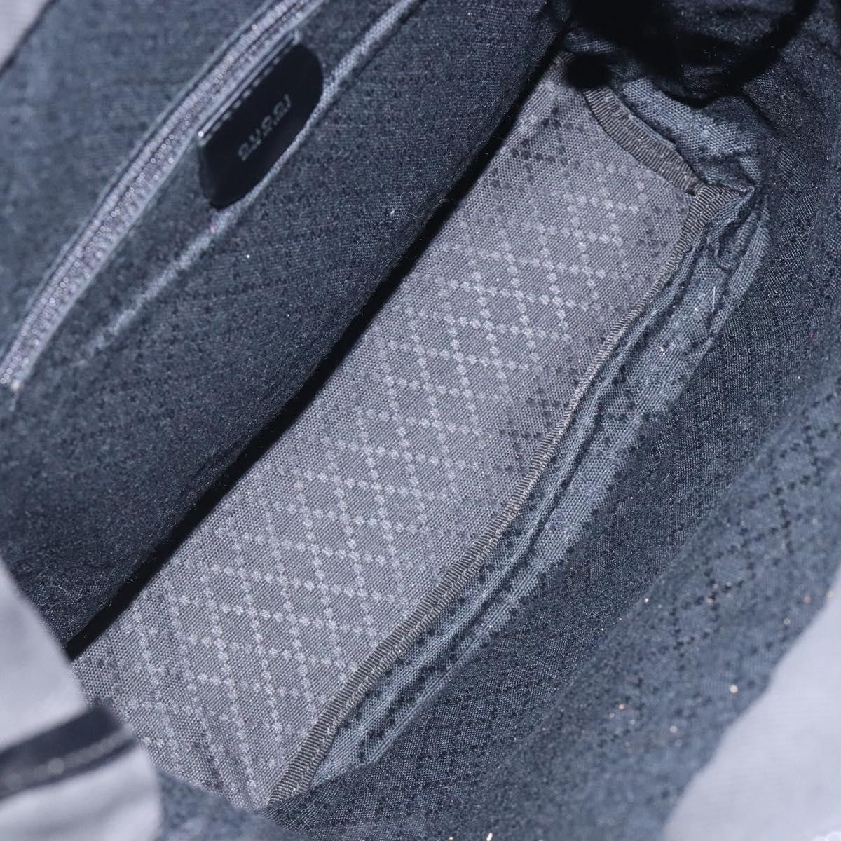 Gucci GUCCI Bamboo Tote Bag Nylon Black Silver 000 1998 000 1998 Size ONE SIZE - 16 Thumbnail