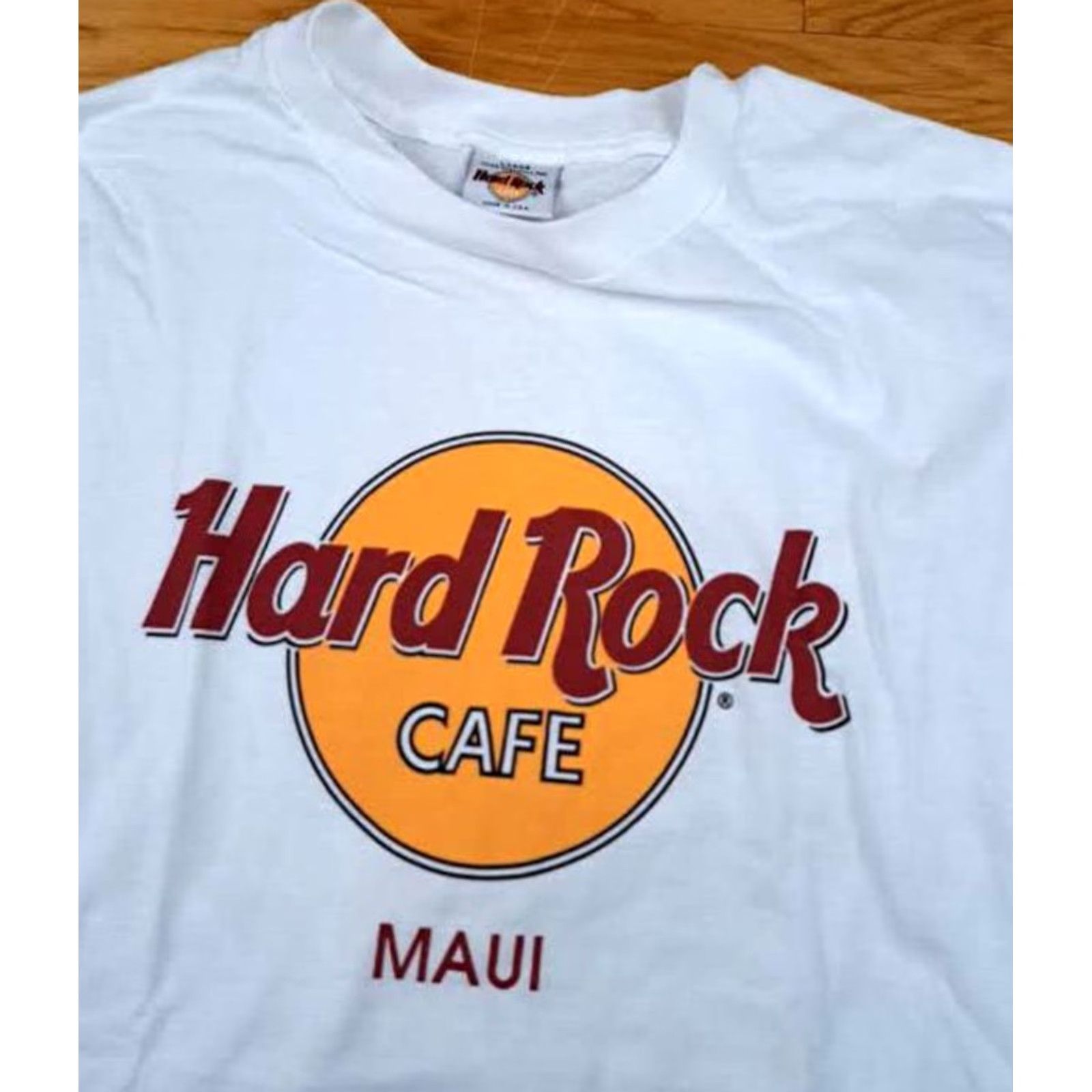 Hard Rock Cafe VINTAGE Hard Rock Cafe T-Shirt Main Selling Point USA Large White Men L Short Sleeve 90s Packers? Size US L / EU 52-54 / 3 - 2 Thumbnail