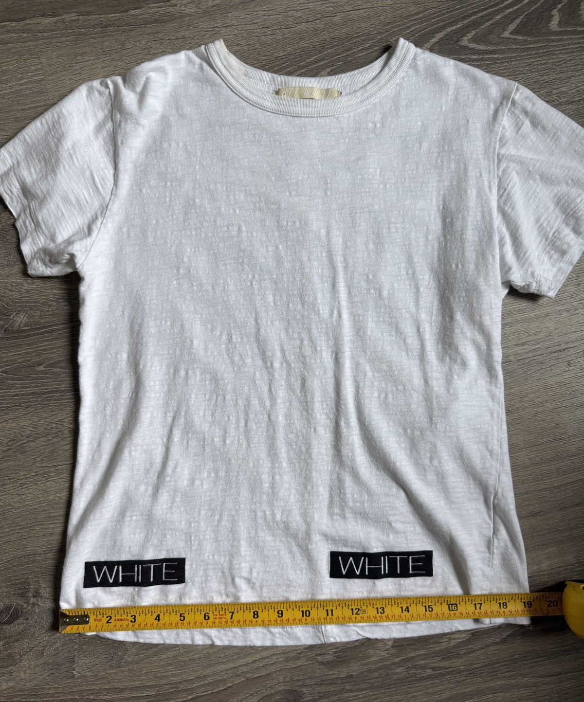Off-White Off White Diagonal Strip Tshirt Size US S / EU 44-46 / 1 - 8 Thumbnail