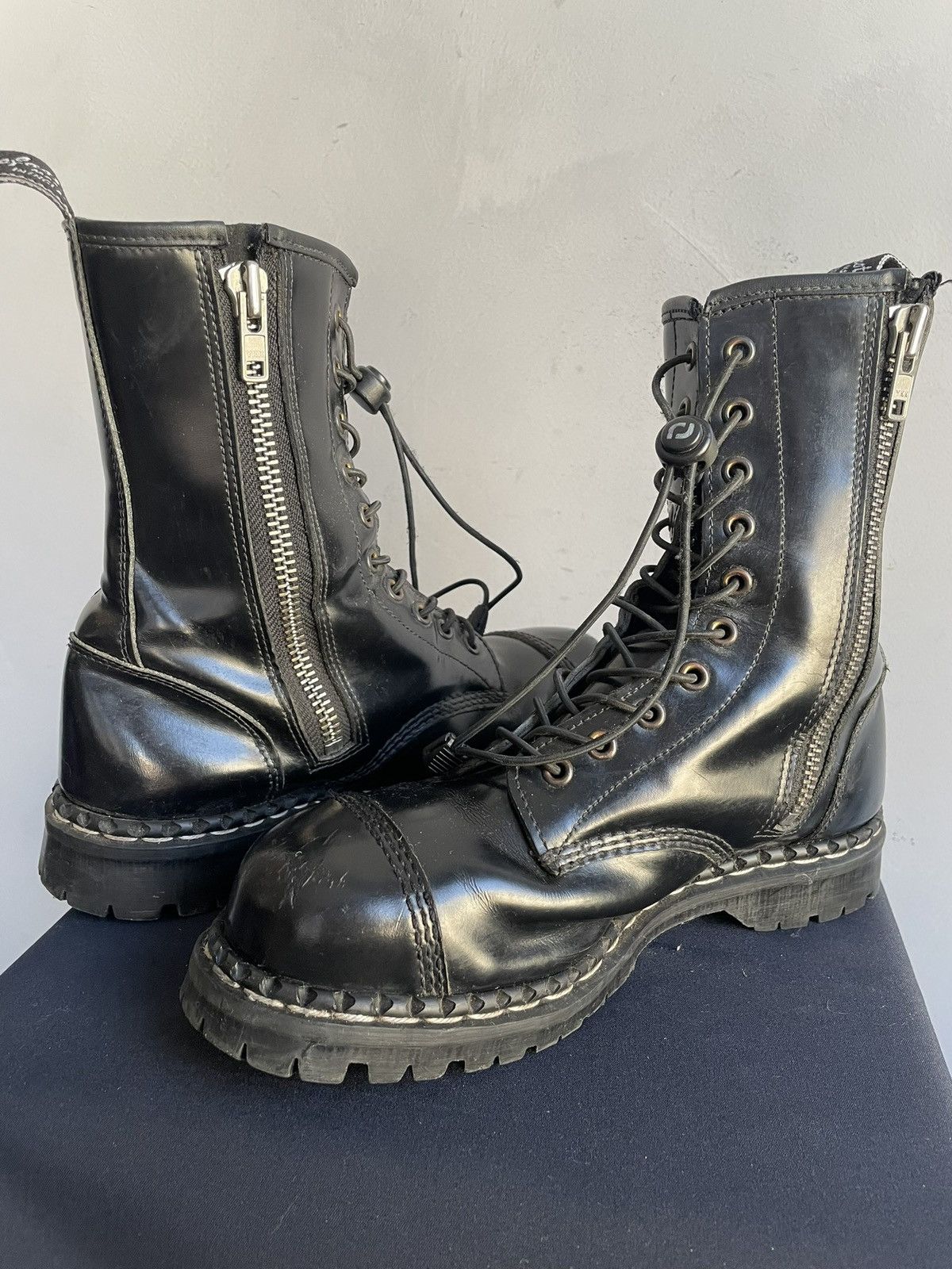 Gripfast Undercover Black Boots Platform High Dirk Bikkembergs Style Size US 8 / EU 41 - 10 Thumbnail