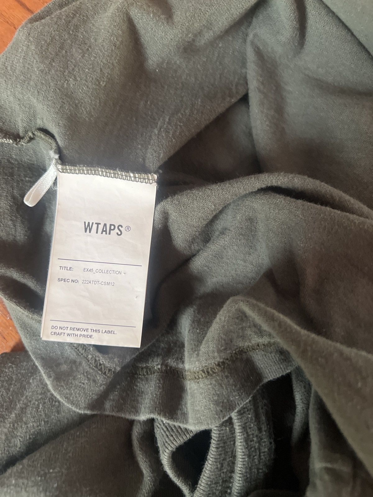 Wtaps W taps long sleeve t shirt Size US L / EU 52-54 / 3 - 5 Thumbnail