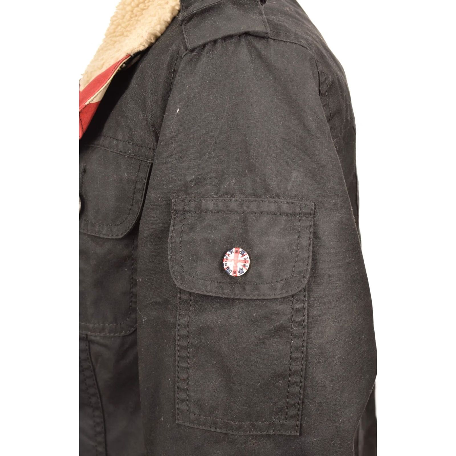 Barbour Barbour Compass Wax Jacket LWX0431BK71 Size UK 12 Women Black Rain Coat DDP Size XL / US 12-14 / IT 48-50 - 4 Thumbnail