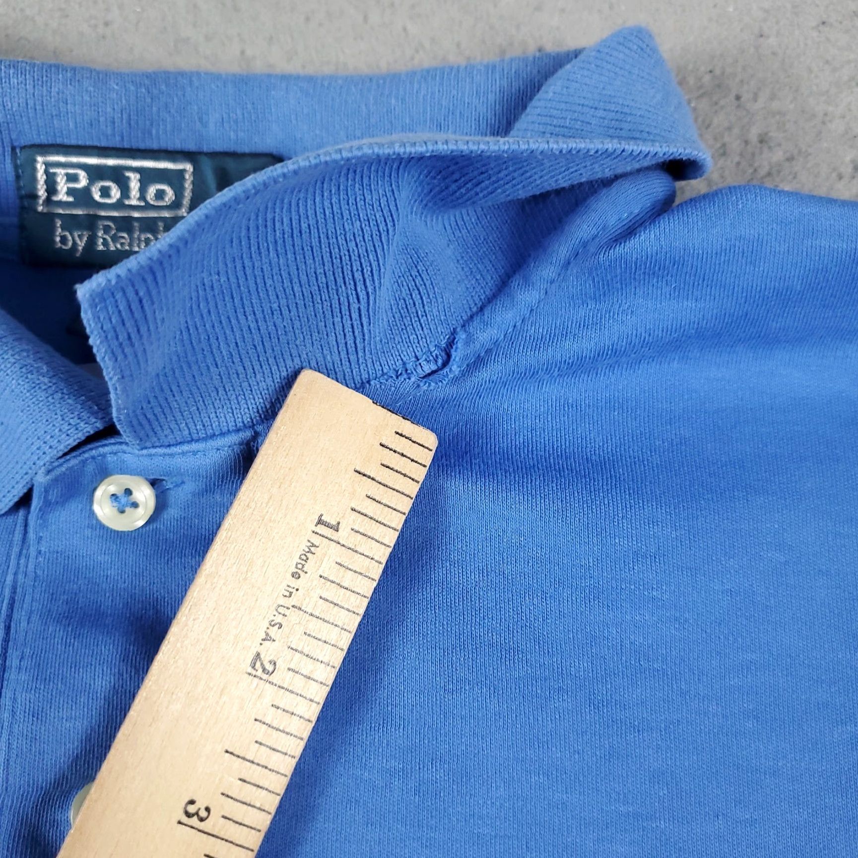 Ralph Lauren Ralph Lauren Polo Shirt Mens Large Blue Pony Polo Shirt Casual Short Sleeve Button Collar Regular Fit - 90s/Modern American Preppy Theme Mens Size US L / EU 52-54 / 3 - 3 Thumbnail