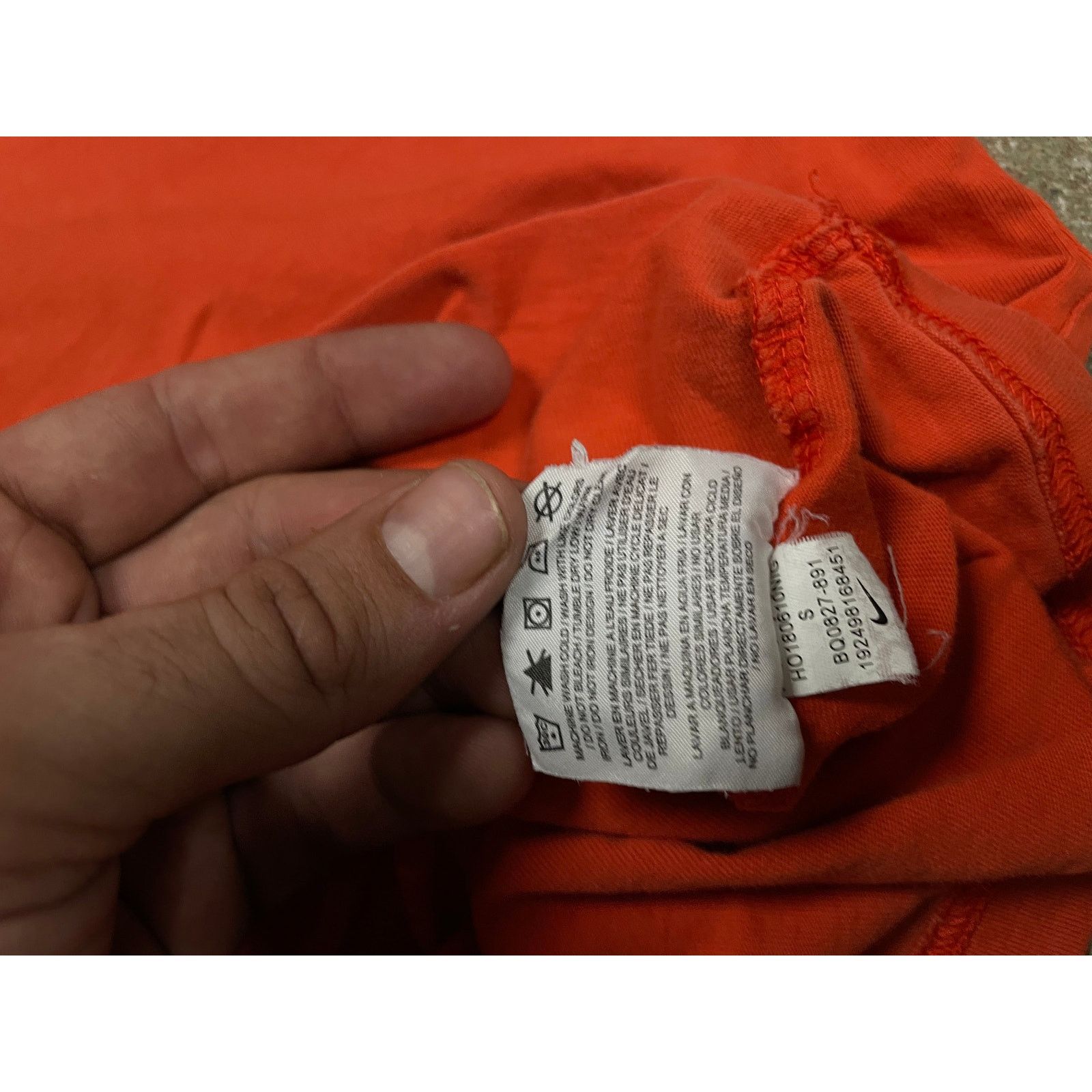 Off-White Off White Nike Tee Orange Black Used Small Size US S / EU 44-46 / 1 - 5 Thumbnail