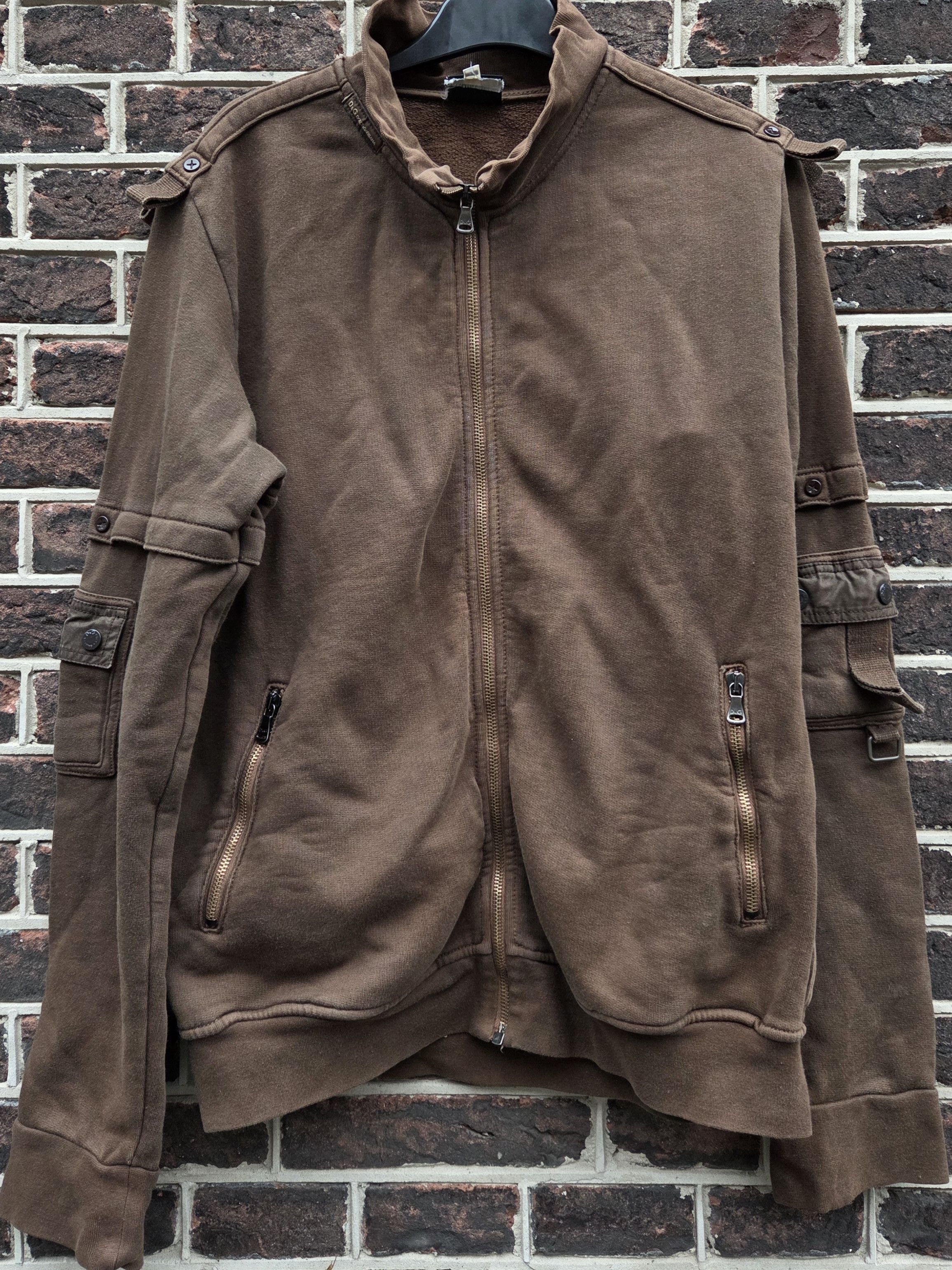 Dolce & Gabbana Dolce & Gabbana military zip-up sweater Size US L / EU 52-54 / 3 - 1 Thumbnail