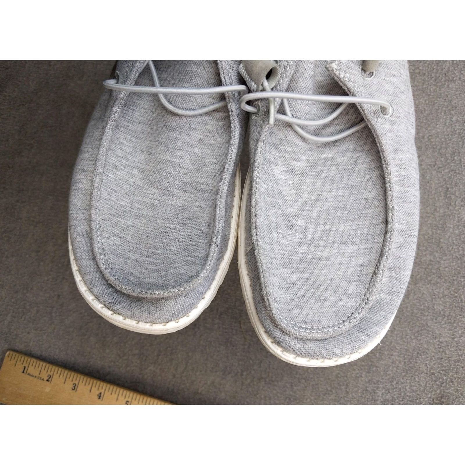 Vintage Hey Dude Wendy Stretch Fleece Slip-On Shoes Womens 9 Gray Casual Comfort Shoes Size M / US 6-8 / IT 42-44 - 4 Thumbnail