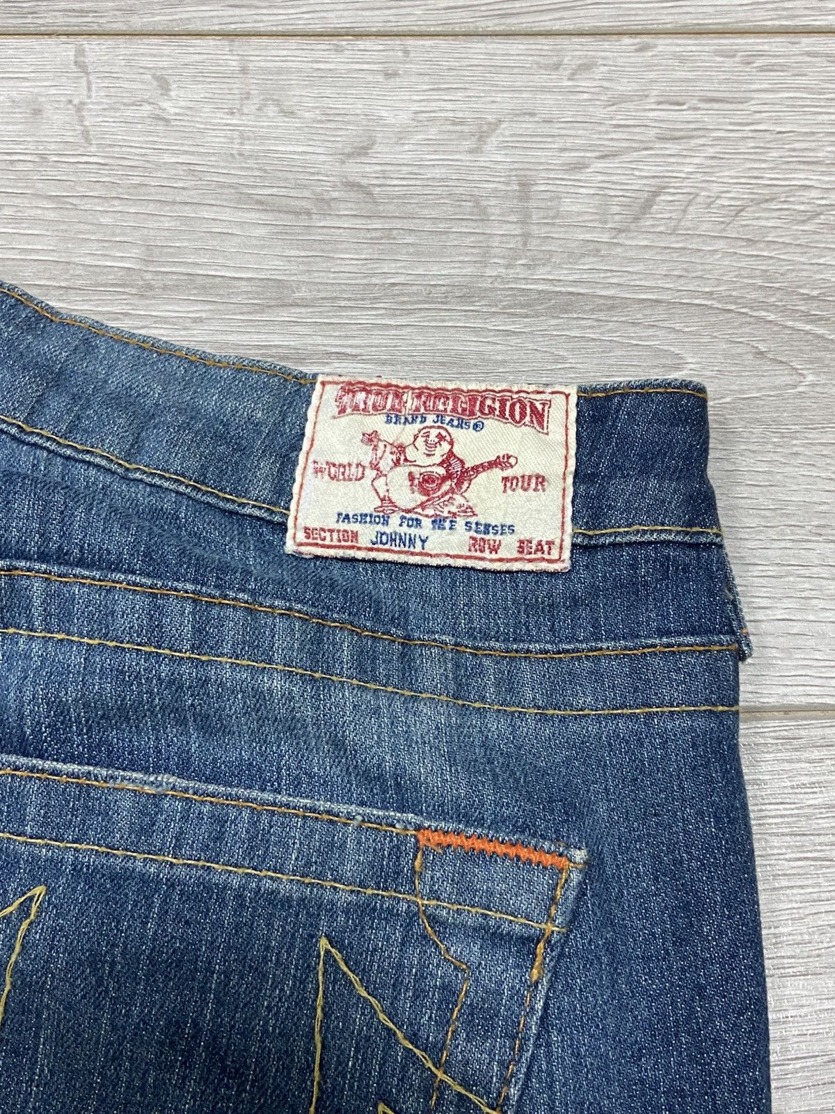 True Religion Low rise True Religion Johnny Y Jeans horse shoe Size 28" / US 6 / IT 42 - 10 Thumbnail