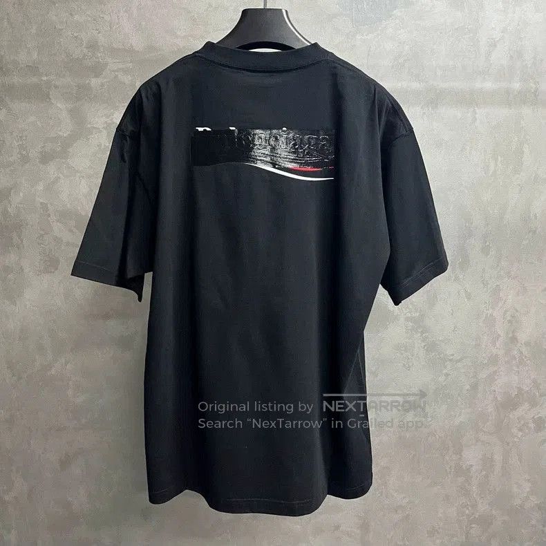 Balenciaga Balenciaga Black Logo Print Short Sleeve T-Shirt. Size US S / EU 44-46 / 1 - 2 Thumbnail