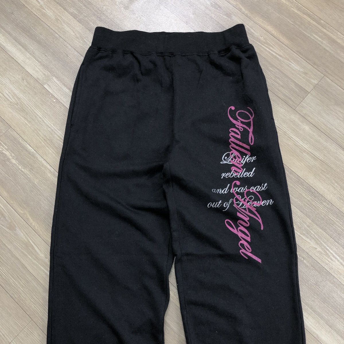If Six Was Nine × Japanese Brand × Le Grande Bleu (L.G.B.) Angel Fallen Wings Tribal Poem Lgb Goa Gothic Jogger Pants Size US 30 / EU 46 - 5 Thumbnail