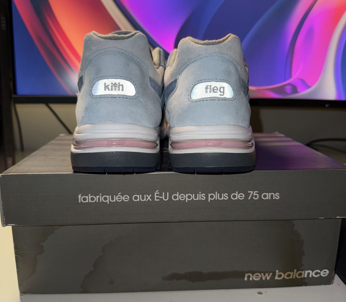 Kith × New Balance Kith New Balance 1700 Pink Toe Size US 10 / EU 43 - 1 Thumbnail
