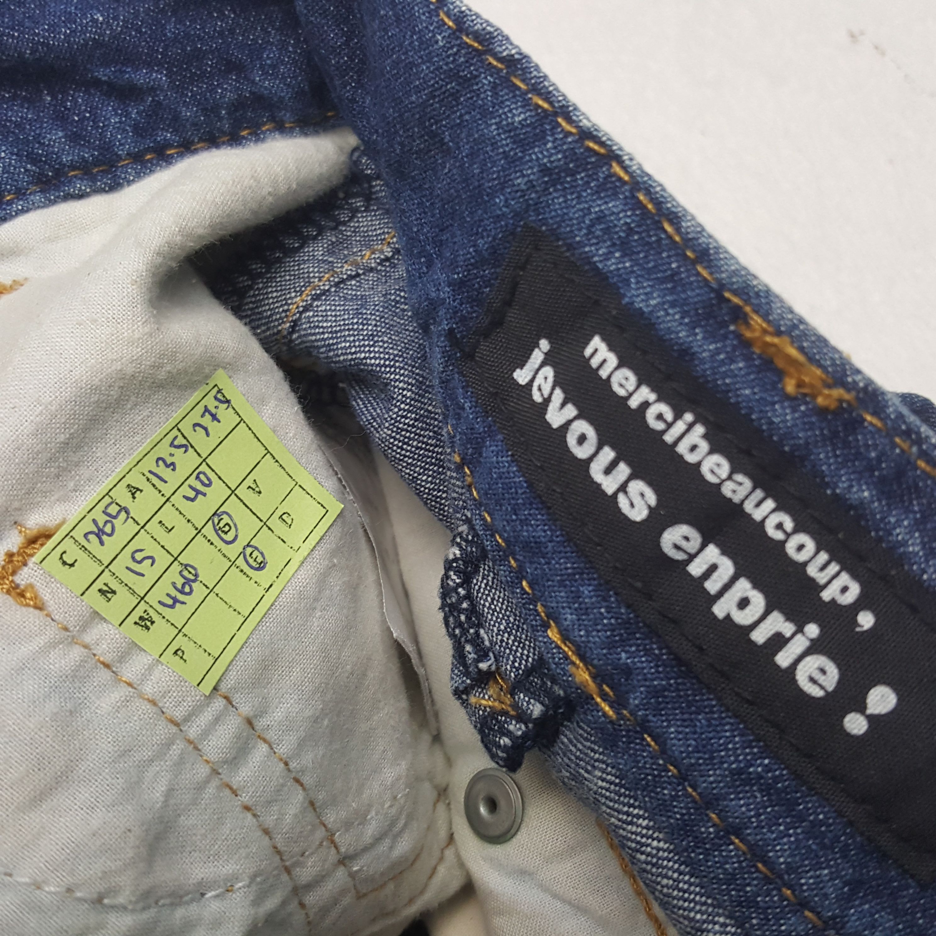 Issey Miyake × Vintage × mercibeaucoup Vintage Mercibeaucoup by Issey Miyake Designer Denim Jeans Size US 27 - 13 Thumbnail