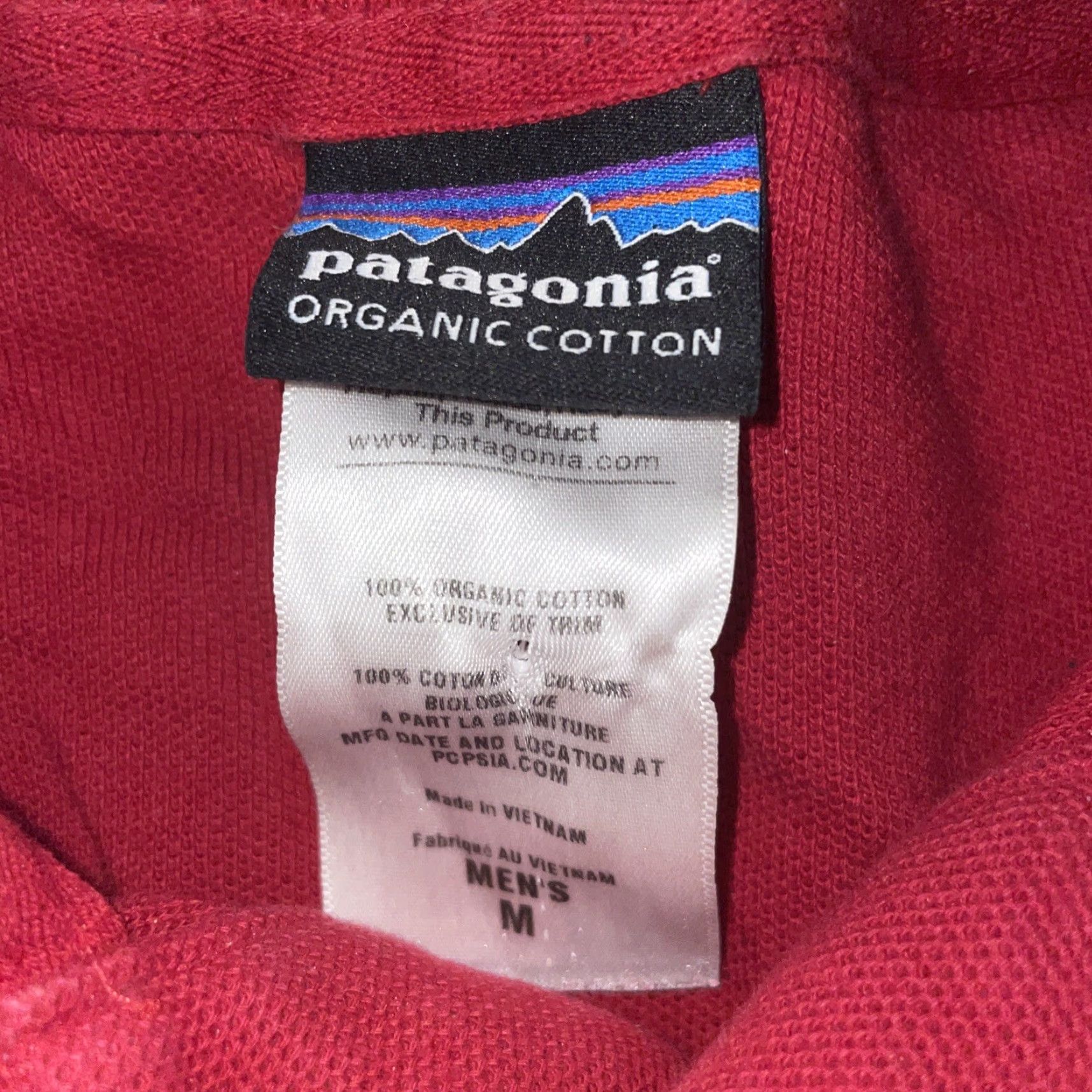 Patagonia Patagonia Red Organic Cotton Polo Shirt Mens M Size US M / EU 48-50 / 2 - 3 Thumbnail