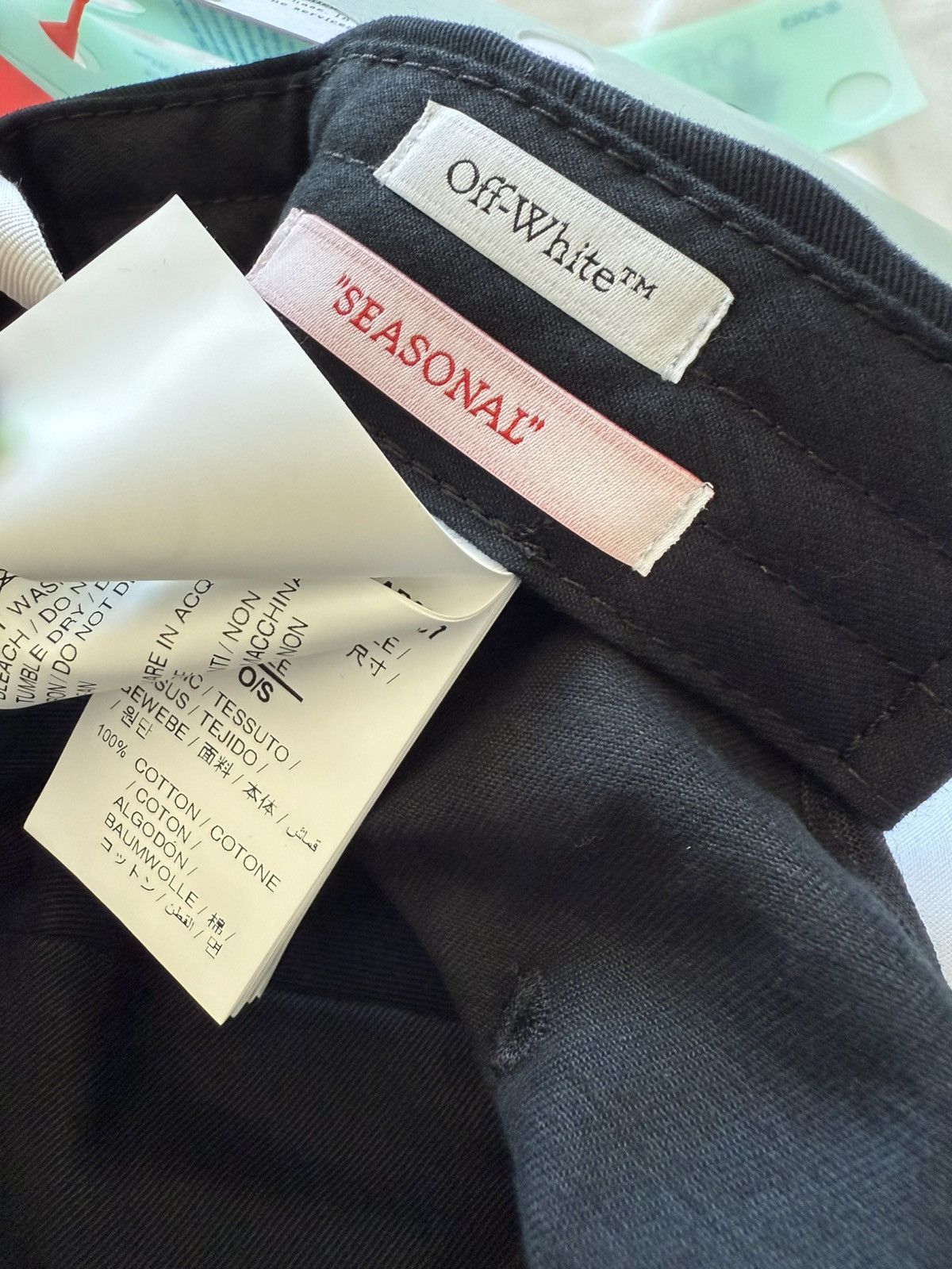 Off-White Off white lighting “off” black hat all sizes Size ONE SIZE - 4 Thumbnail