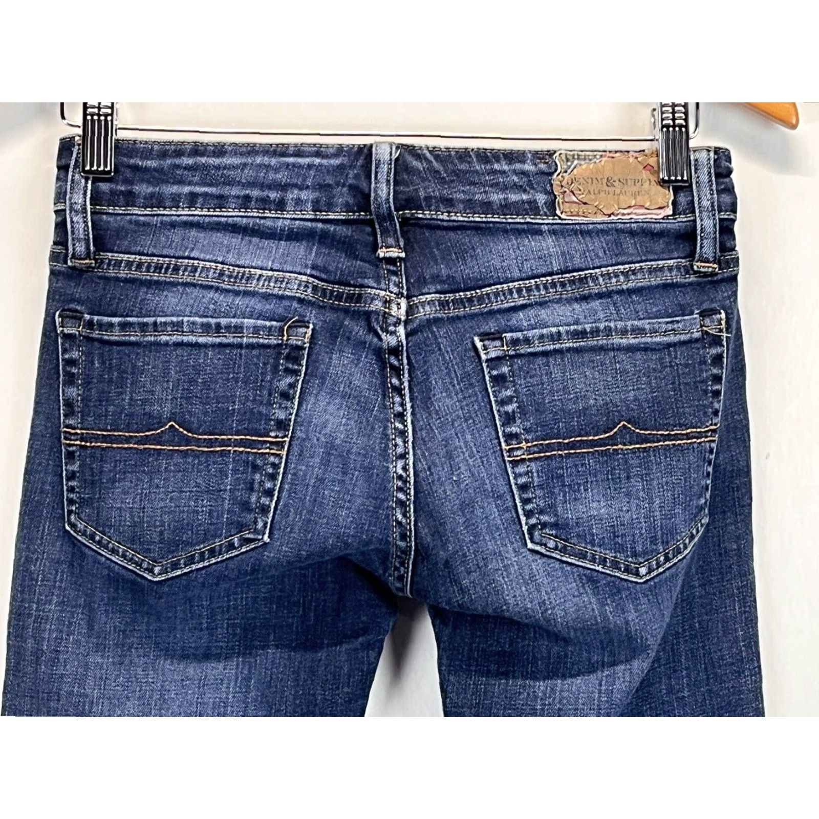 Ralph Lauren Ralph Lauren Skinny Jeans Blue Women's Size 26x32 Size 26" / US 2 / IT 38 - 4 Thumbnail