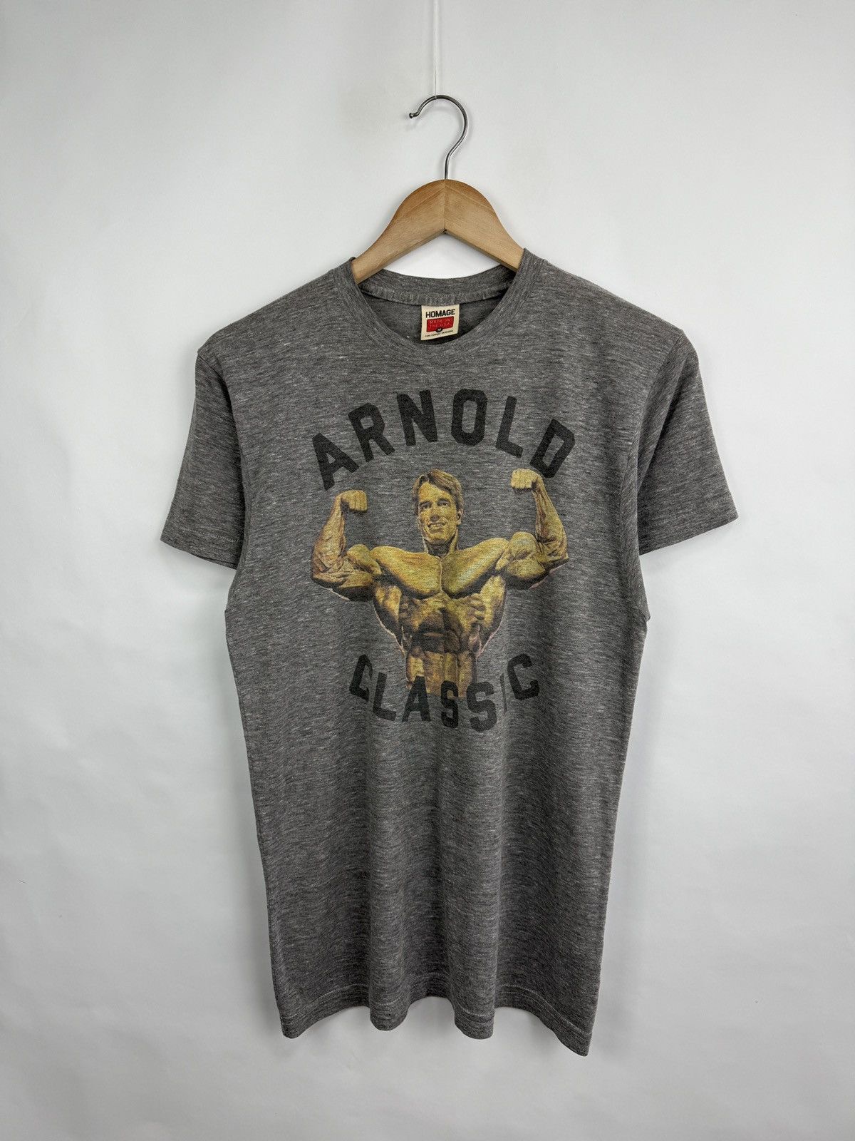 Homage 🇺🇸 Vintage 90s Arnold Schwarzenegger Arnold Classic T-Shirt. Size US M / EU 48-50 / 2 - 2 Thumbnail