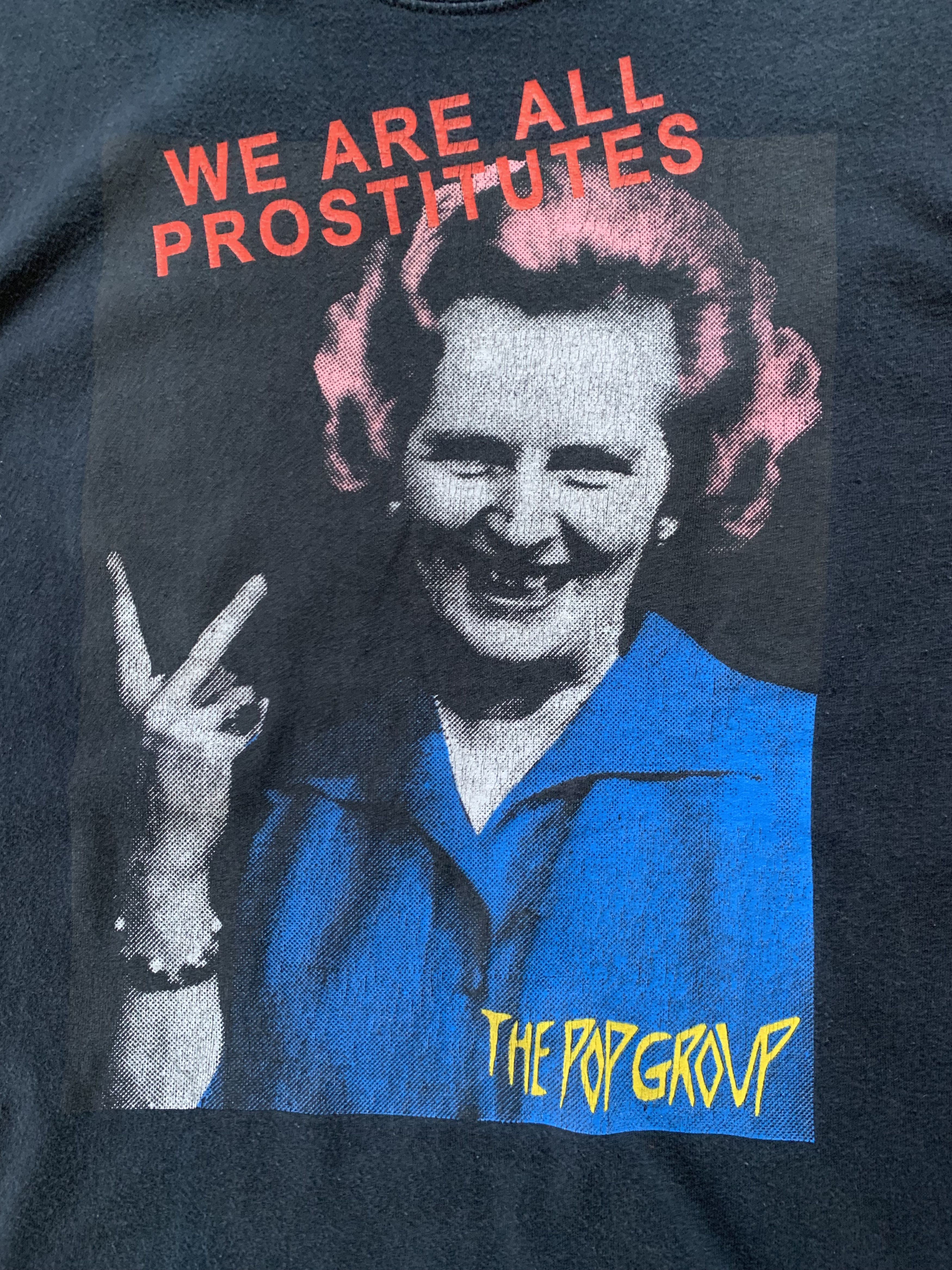 Band Tees Rare The Pop Group We Are All Prostitutes T Shirt Size US S / EU 44-46 / 1 - 5 Thumbnail