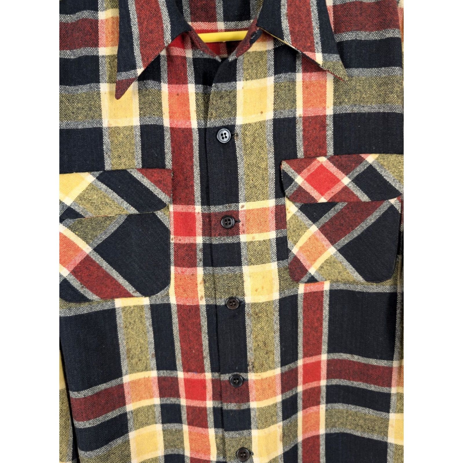 McGregor VINTAGE McGregor Shirt Rockabilly 1940s Loopneck Flannel Buffalo Plaid USA M Women? Size US M / EU 48-50 / 2 - 5 Thumbnail