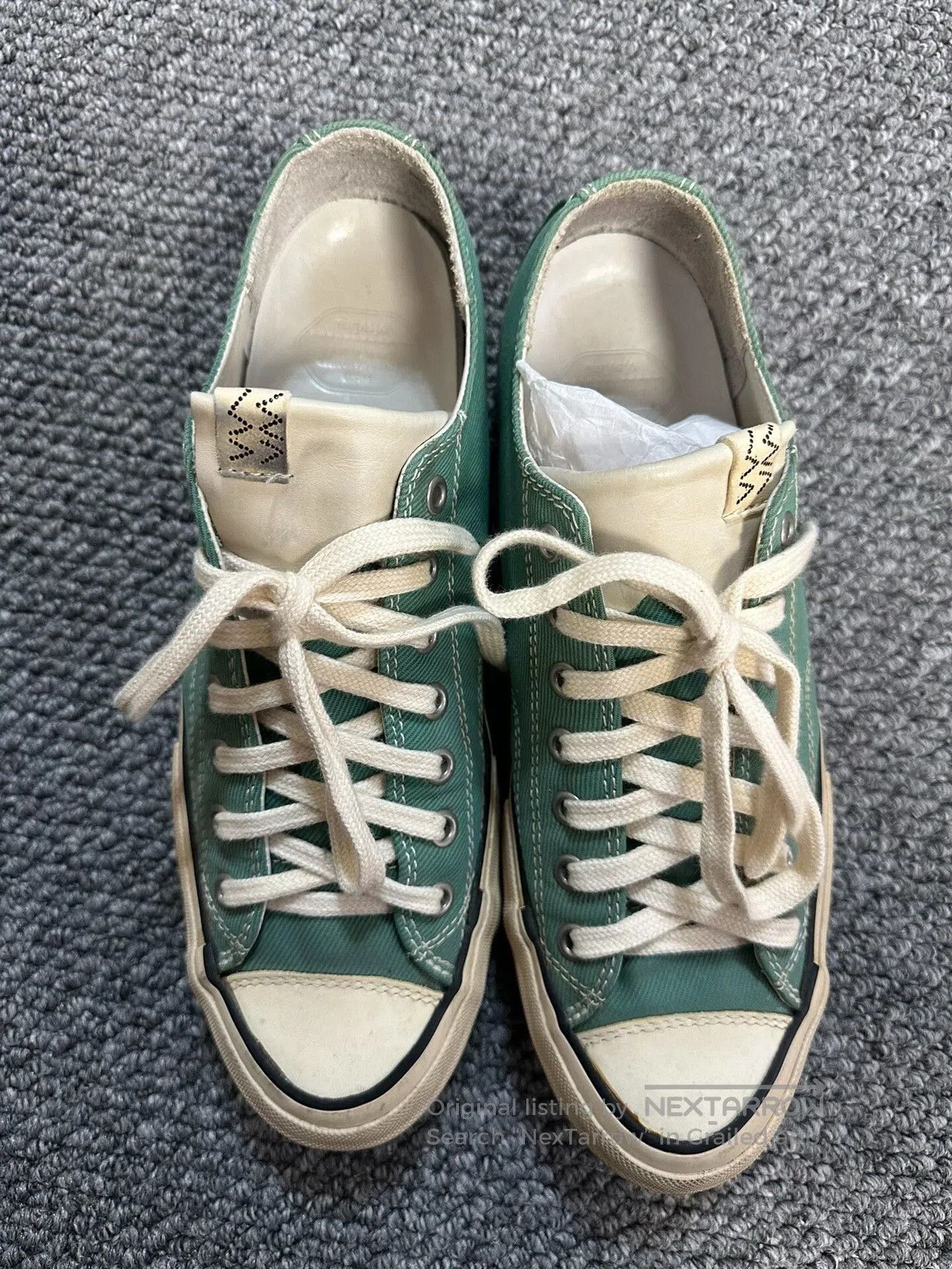 Visvim visvim Skagway Low Sneakers in Green. Size US 10 / EU 43 - 3 Thumbnail