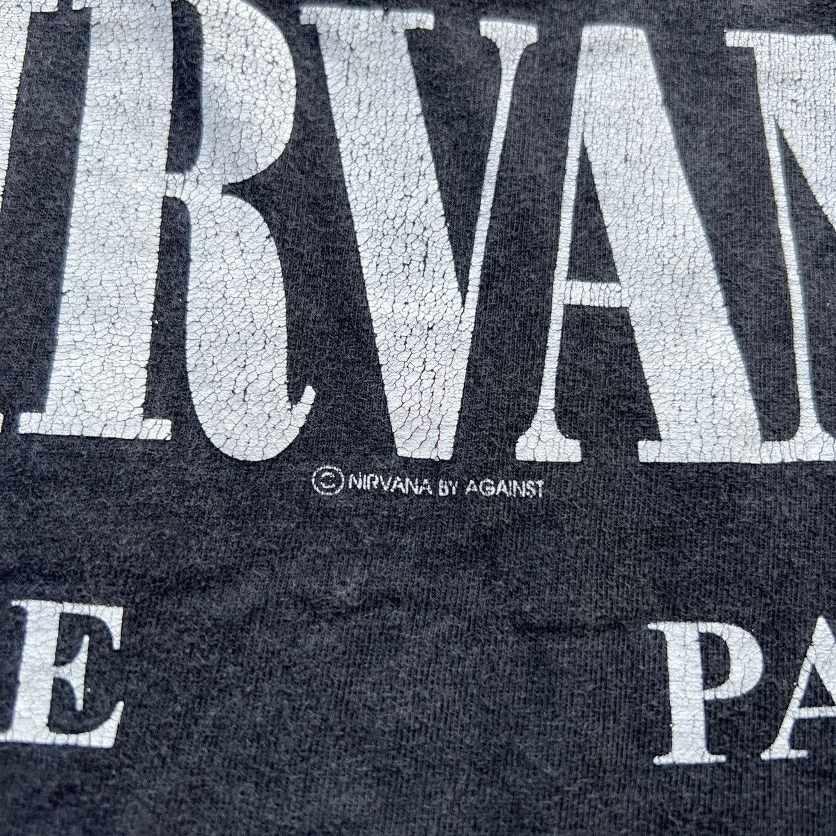 Vintage Vintage Sunfaded Nirvana Vestibule Band Tshirt Old Bootleg Size US M / EU 48-50 / 2 - 13 Thumbnail