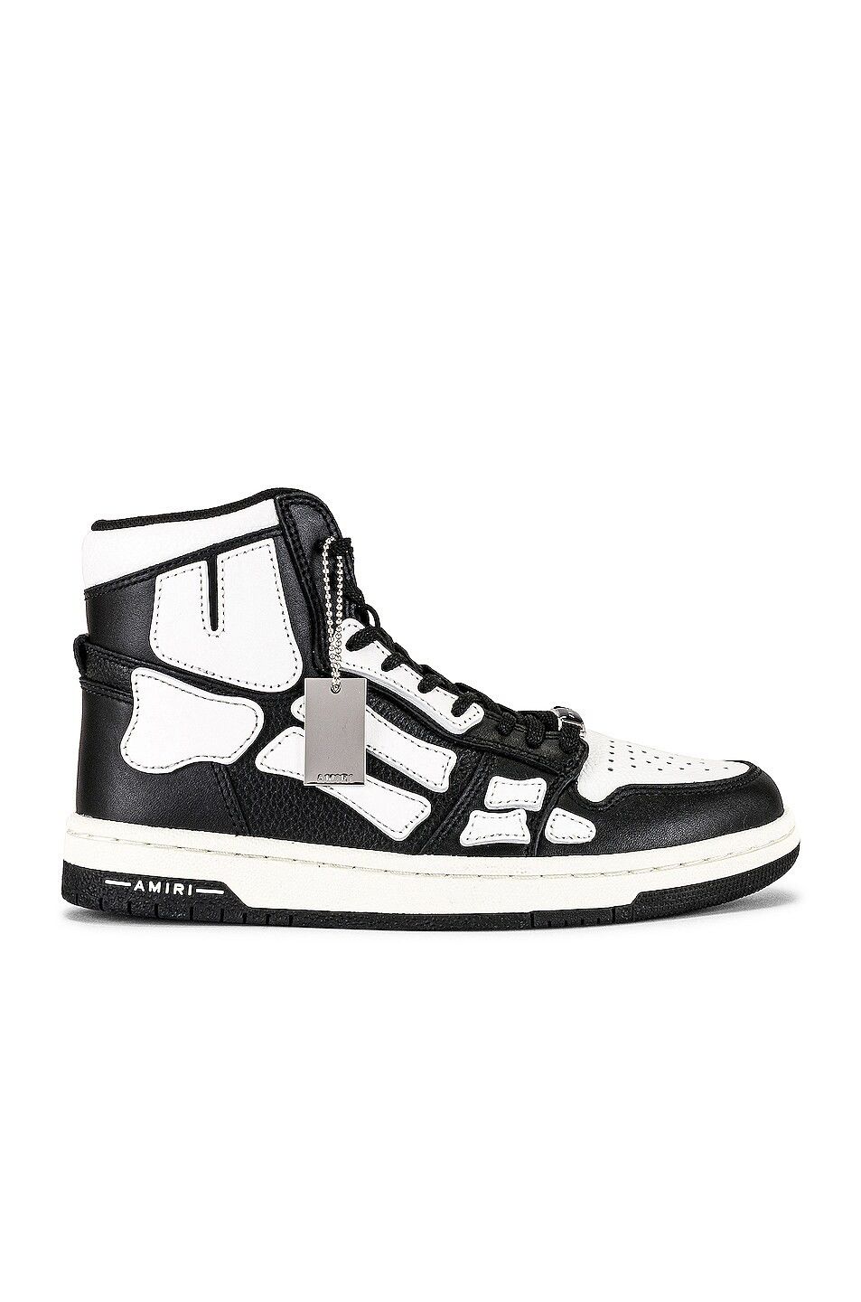 o1gr1nt0824 Skel Top Hi Sneakers in Black & White