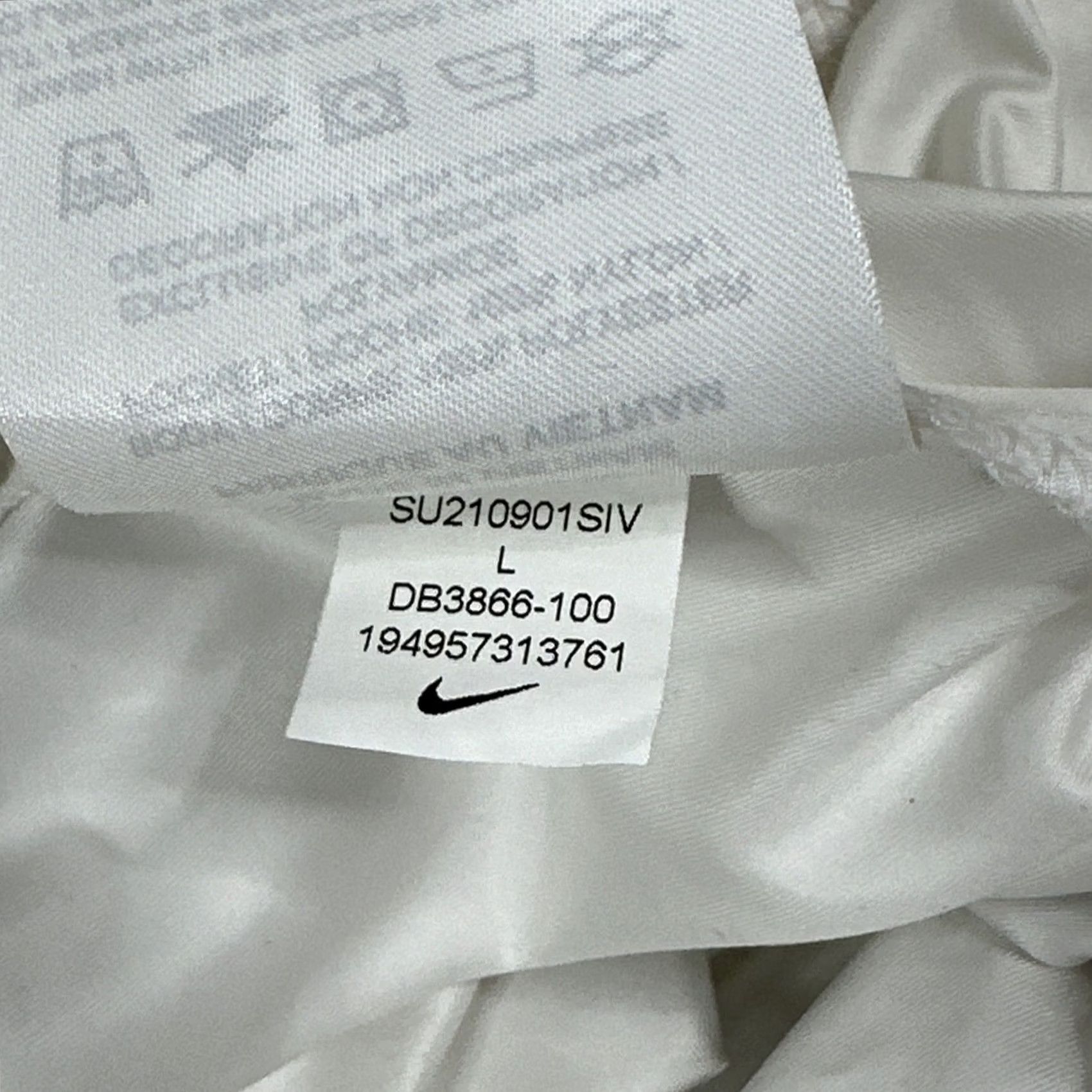 Nike Nike Sportswear Womens L Swoosh Tapered Jogger Pants White NSW Size 36" / US 14 / IT 50 - 7 Thumbnail