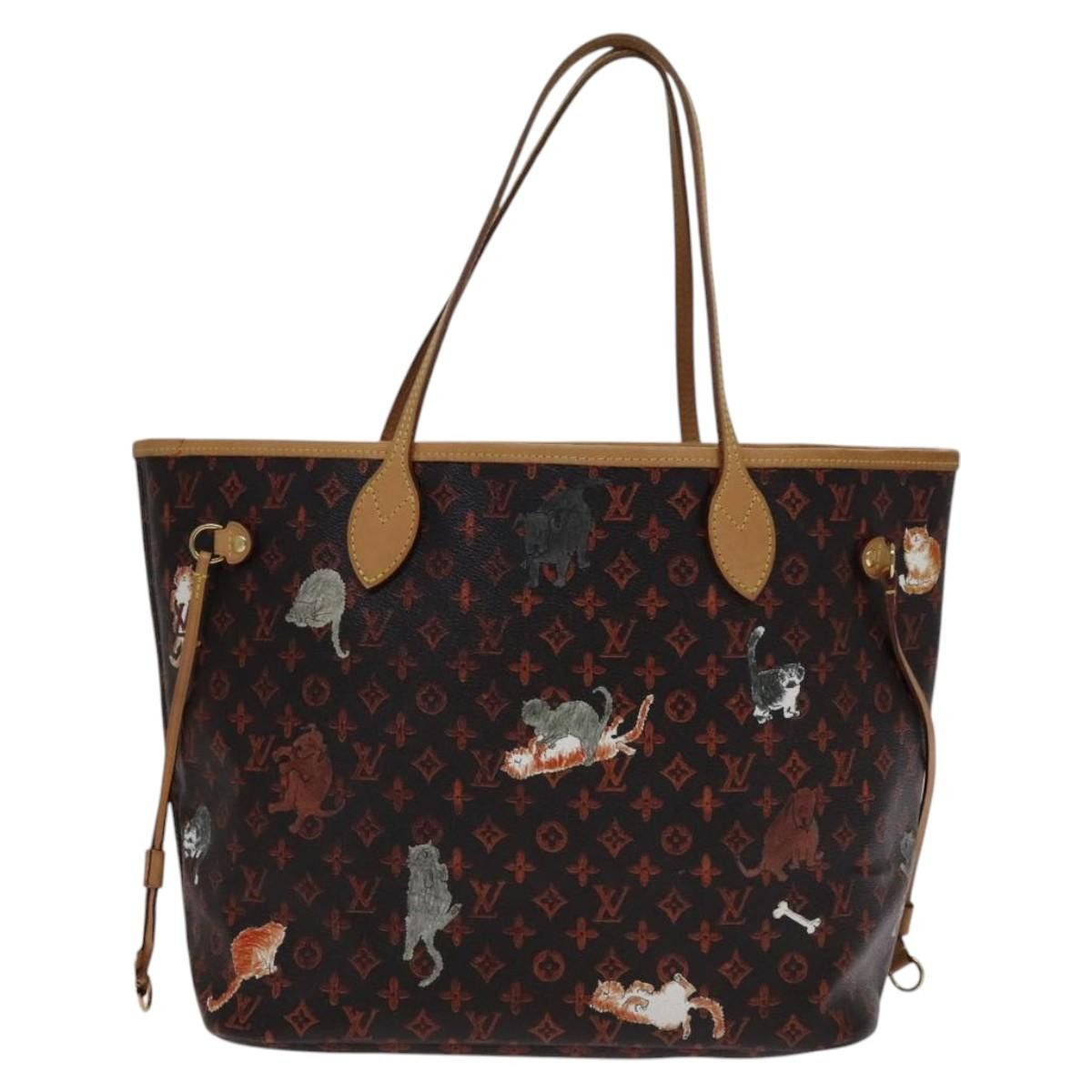 Louis Vuitton Neverfull Mm Black Canvas Tote Bag (Pre-Owned) Size ONE SIZE - 1 Thumbnail