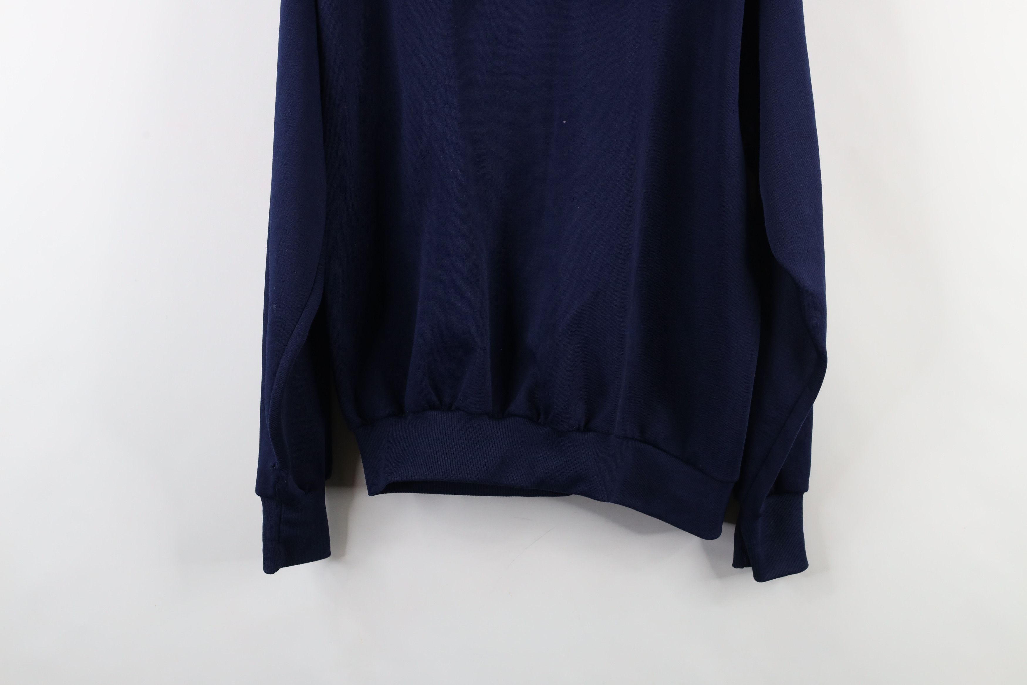 Vintage Vintage 70s Streetwear Full Zip Hoodie Sweatshirt Blue USA Size US XL / EU 56 / 4 - 14 Thumbnail